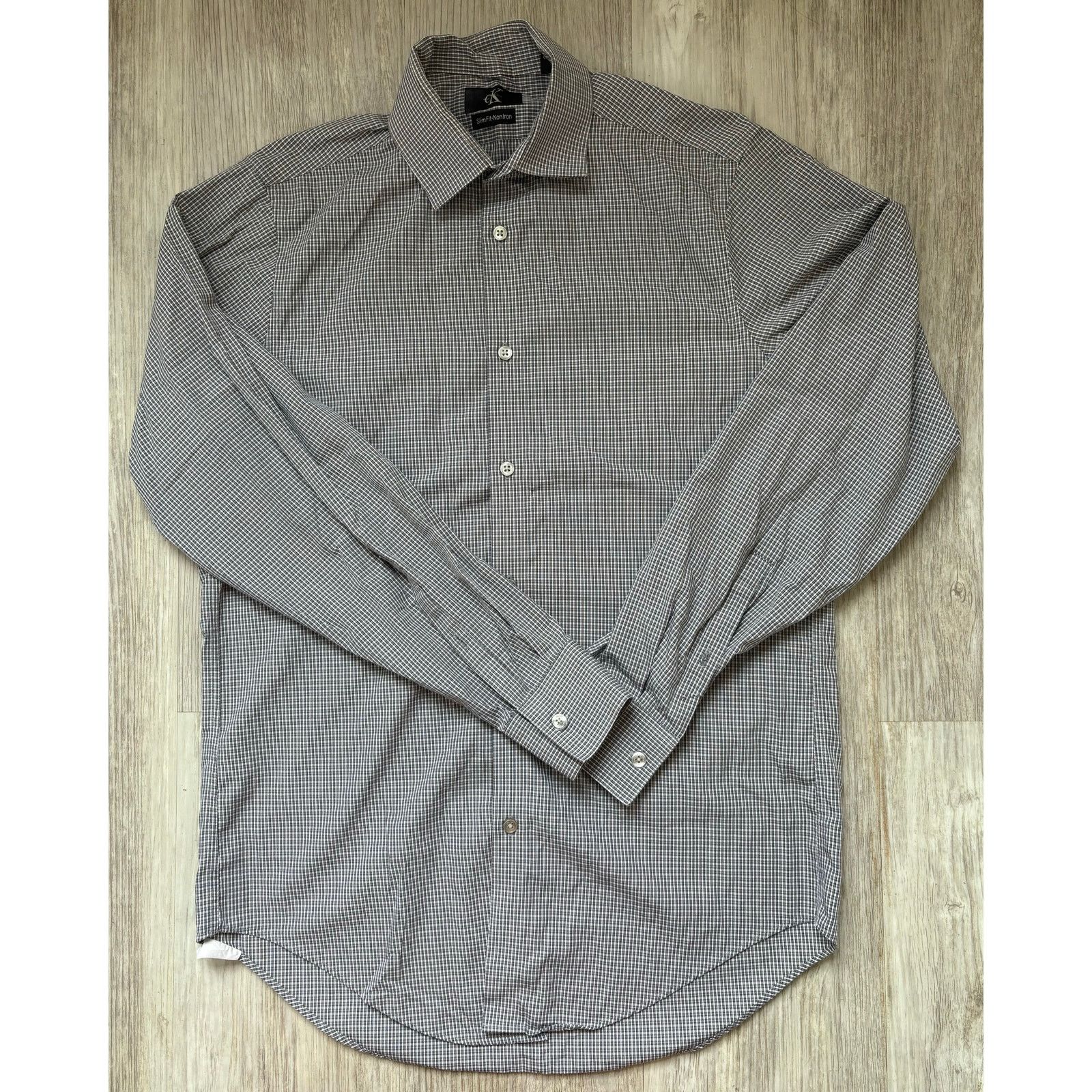 Calvin Klein Calvin Klein | Men's Button Down Long Sleeve Shirt | Medium Size M / US 6-8 / IT 42-44 - 1 Thumbnail