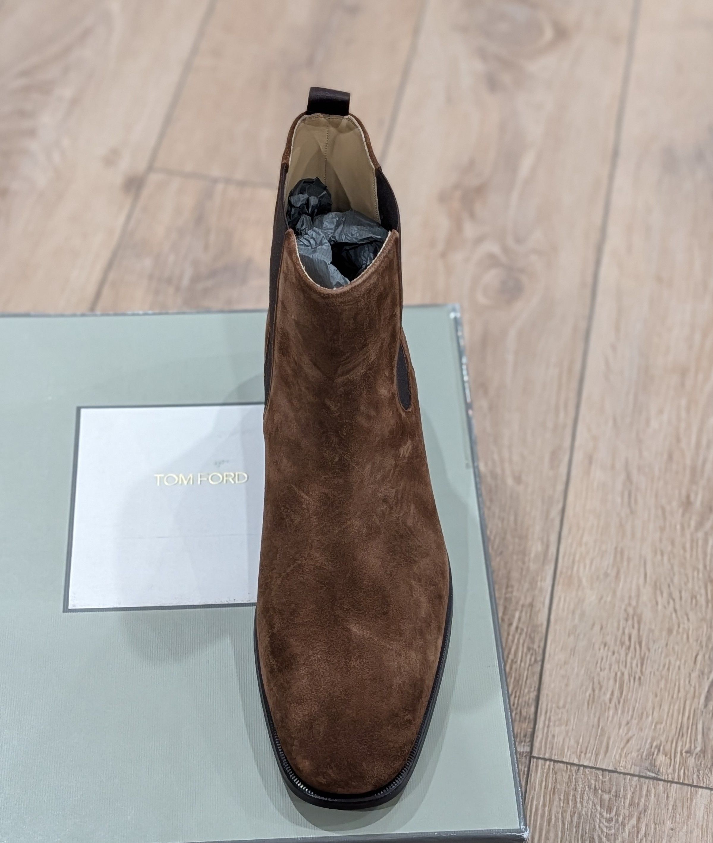 Tom Ford TOM FORD Chelsea Suede Boots Burnt Brown US 11 Size US 11 / EU 44 - 2 Thumbnail