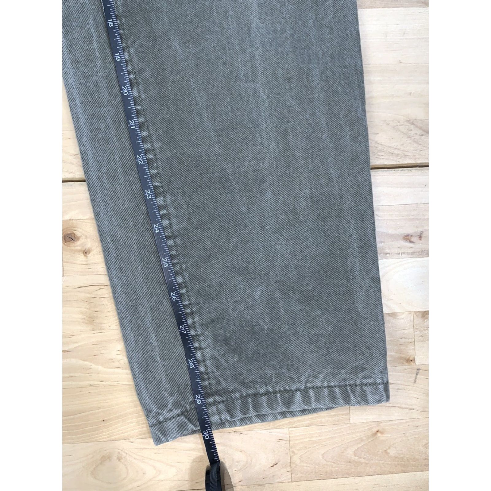 Lee VINTAGE Lee Original Green jeans 100% Cotton 10M Womens Blue 5-Pocket Design Regular Fit High Rise USA Denim Shirt? Size 32" / US 10 / IT 46 - 8 Thumbnail