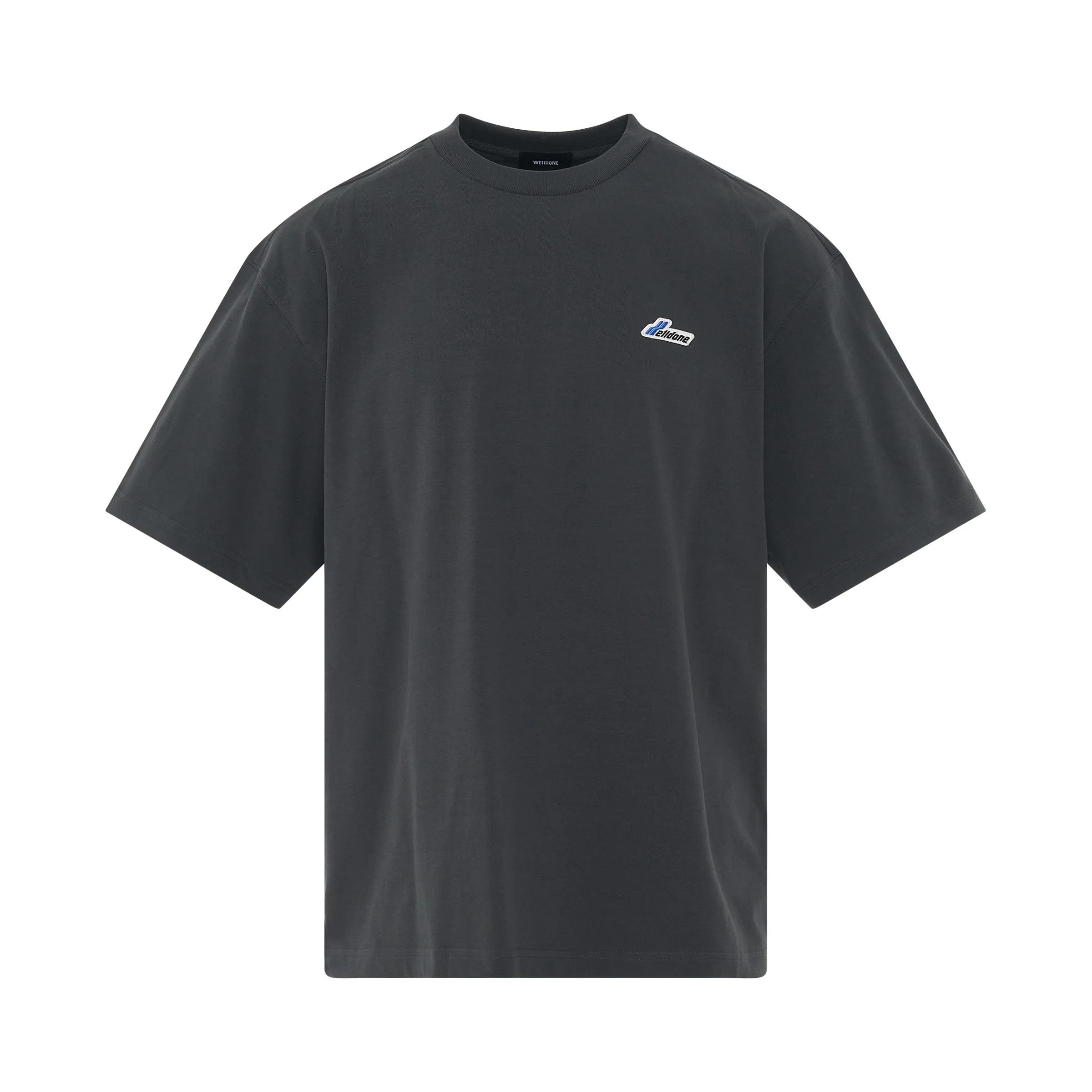 WE11DONE o1mris0824 Wapen Logo T-Shirt in Charcoal Size US L / EU 52-54 / 3 - 1 Thumbnail