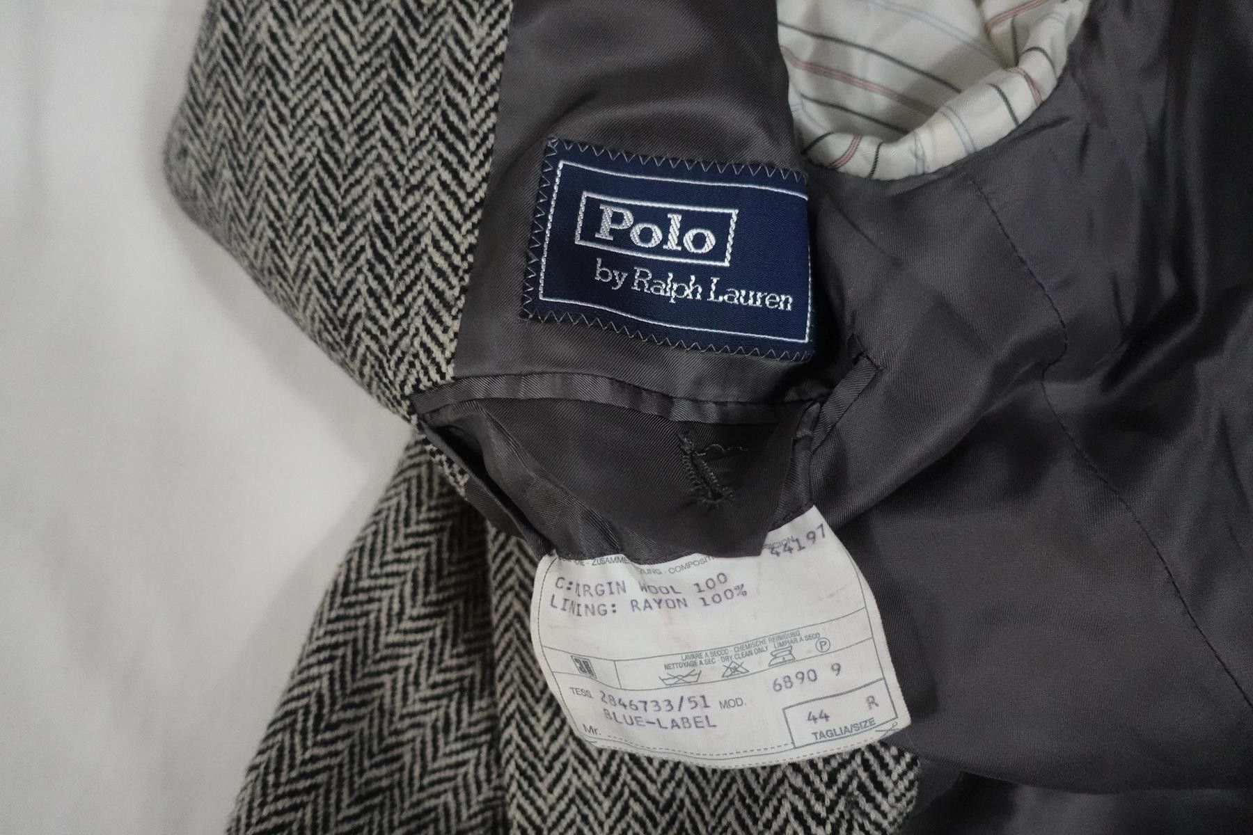 Polo Ralph Lauren Polo Ralph Lauren Blazer Jacket Coat Herringbone Wool 44 Size 44R - 4 Thumbnail