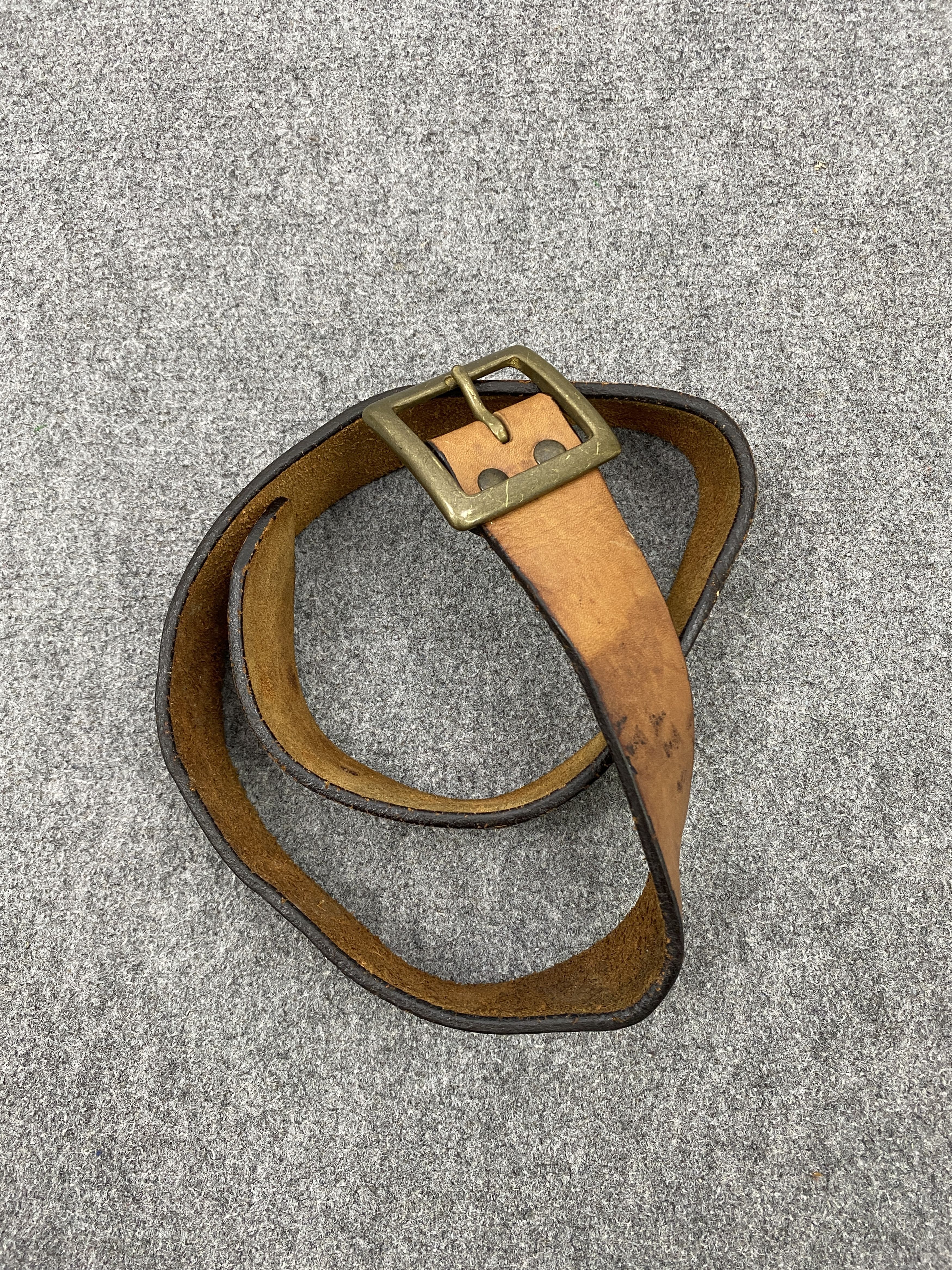 Genuine Leather × Japanese Brand × Vintage Vintage Japanese Brand Genuine Leather Belt B0001 Size 32 - 5 Thumbnail