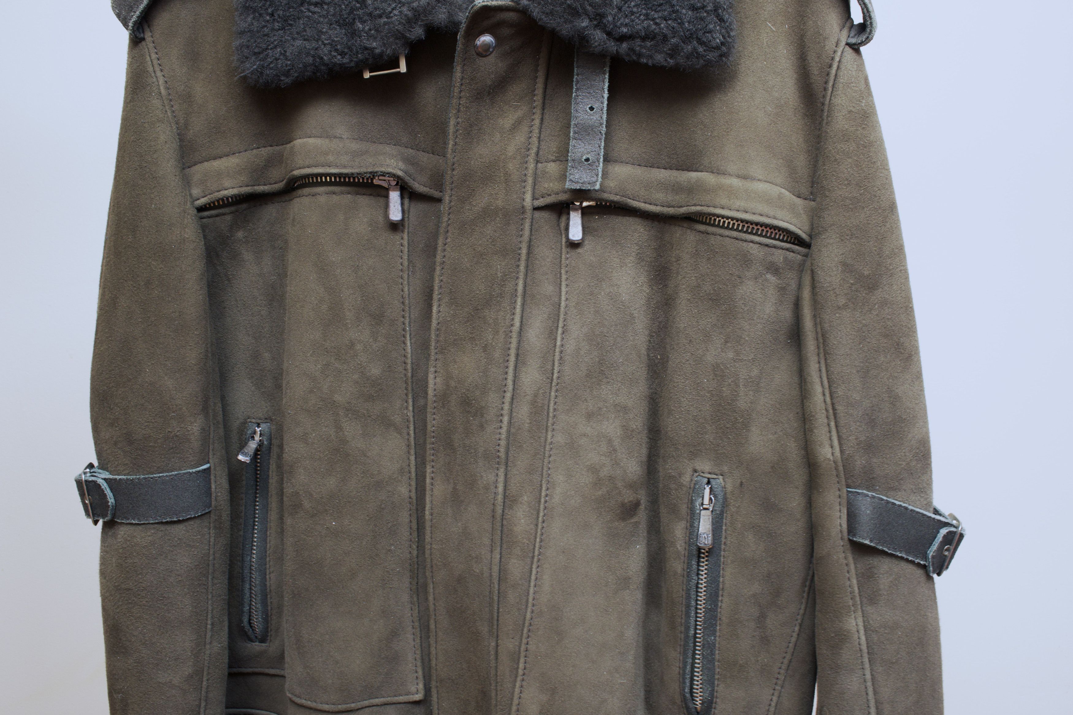 Versace Versace suede shearling bomber jacket Size US L / EU 52-54 / 3 - 24 Thumbnail