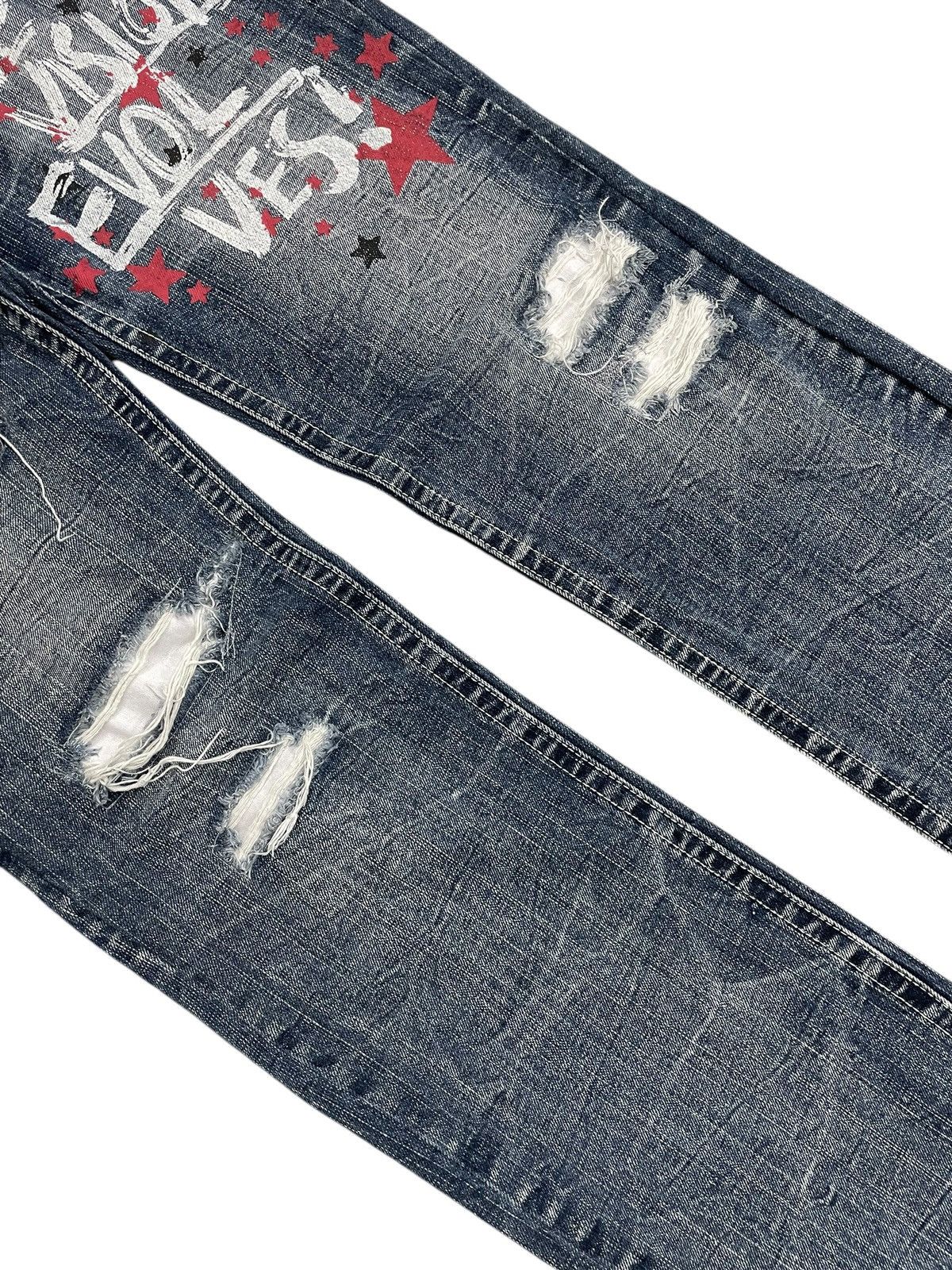 Isamu Katayama Backlash Distressed Patched The Vision Evolves Art Painting Size US 32 / EU 48 - 4 Thumbnail