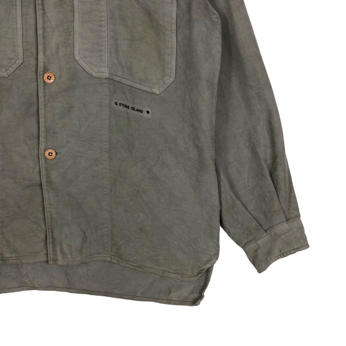 Stone Island 🔥90’s Vintage Stone Island Shirt Jacket Worker Size US M / EU 48-50 / 2 - 5 Thumbnail