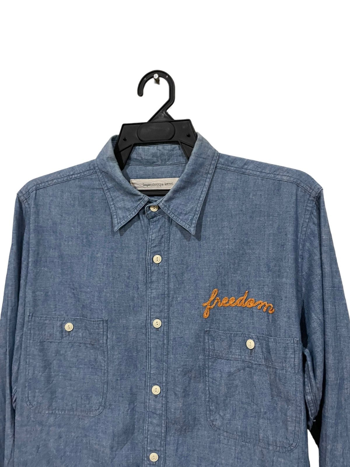 Hiroshi Fujiwara Inpatchys Kerri Japanese Brand Chambray Shirt Size US M / EU 48-50 / 2 - 4 Thumbnail
