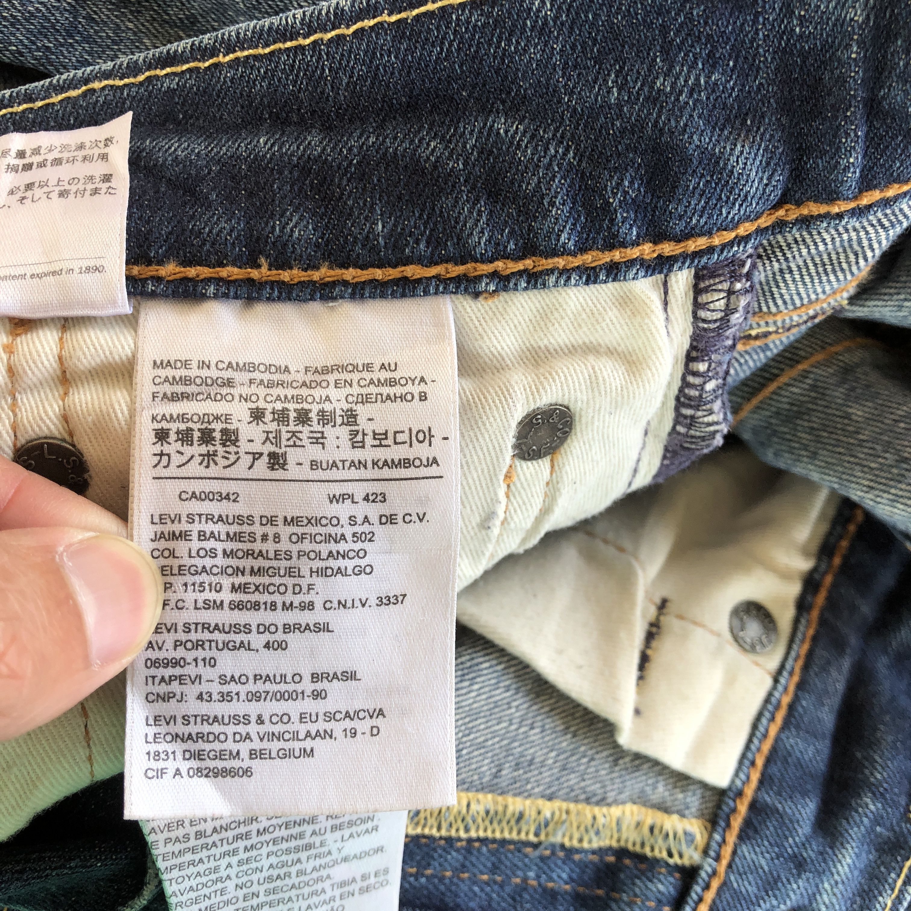 Levi's Vintage Levis 511 Skinny Jeans Distressed Levi's Faded Denim Size US 30 / EU 46 - 8 Thumbnail