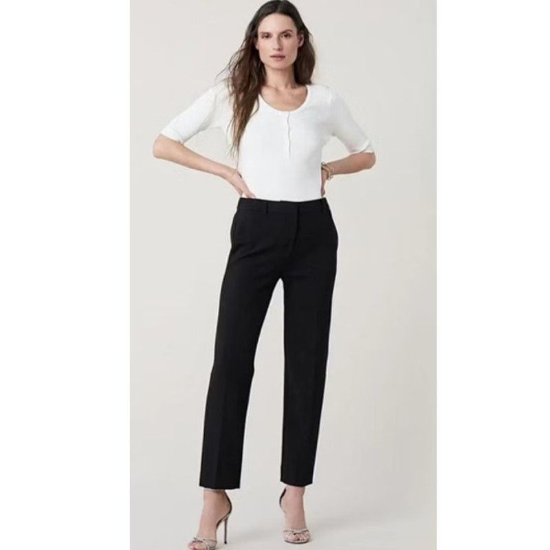 Diane von Furstenberg Diane Von Furstenberg Genesis Black Pants 8 Size 30" / US 8 / IT 44 - 1 Thumbnail