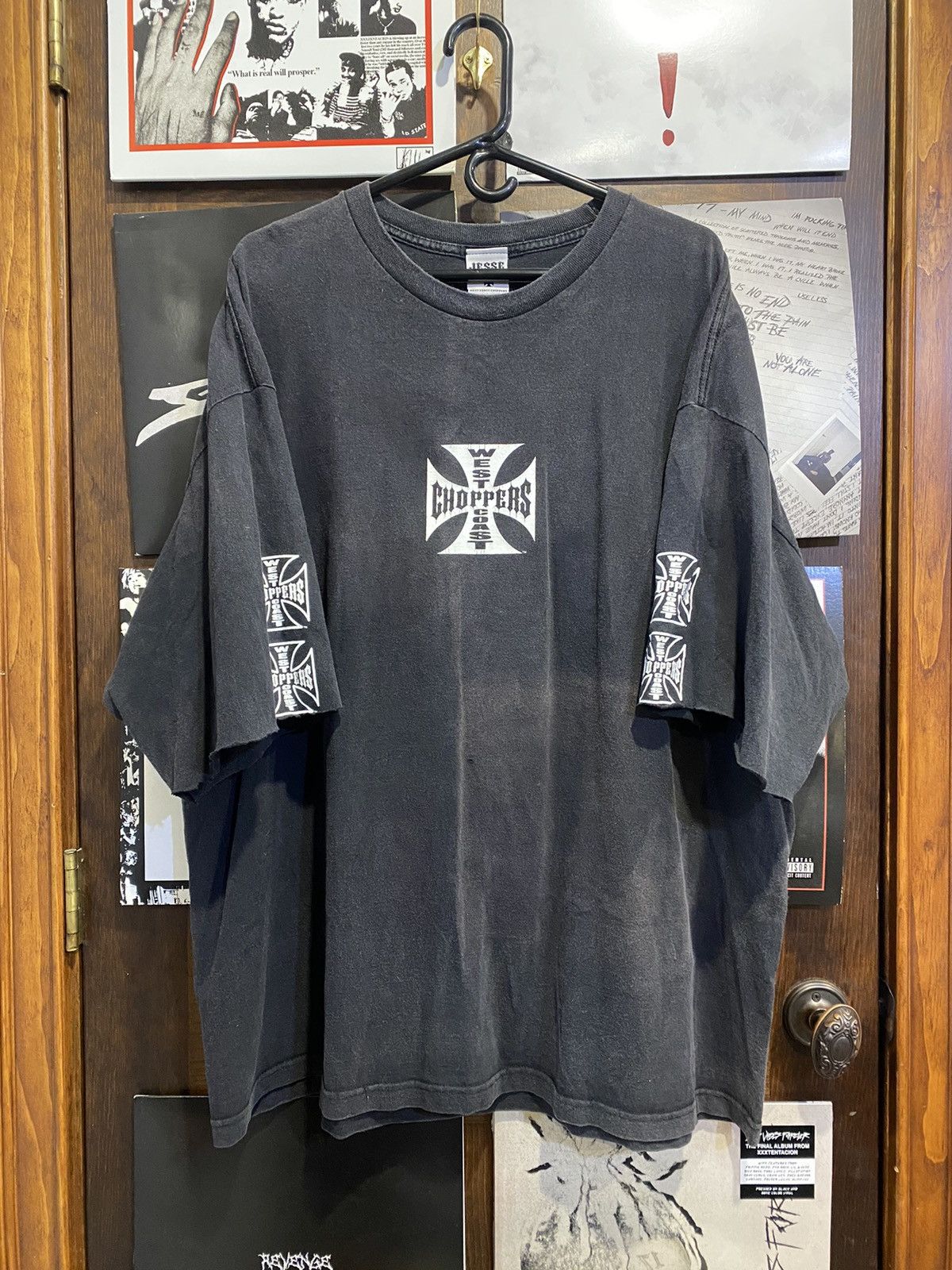 Vintage West Coast Choppers Black Graphic Tee M L