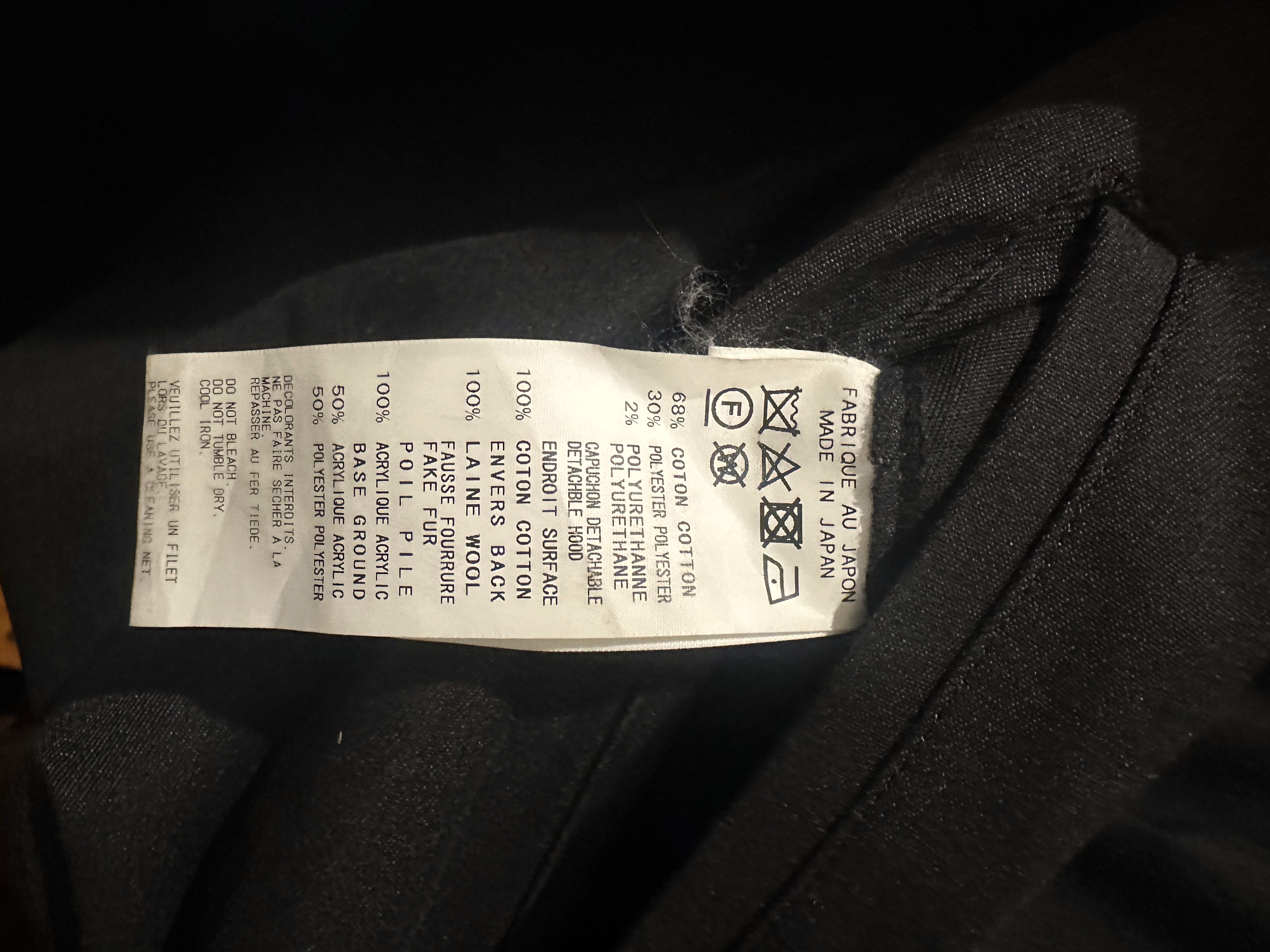 Yohji Yamamoto AW19 Detachable Hooded Fur Jacket Size US M / EU 48-50 / 2 - 12 Thumbnail