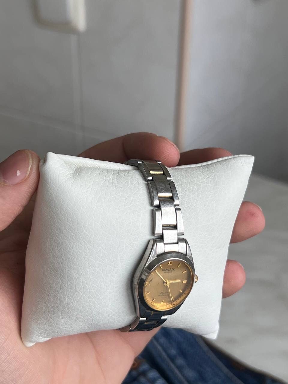 Japanese Brand × Vintage Vintage Japanese style futuristic Watch Omax y2k Yellow Dial Size ONE SIZE - 5 Thumbnail