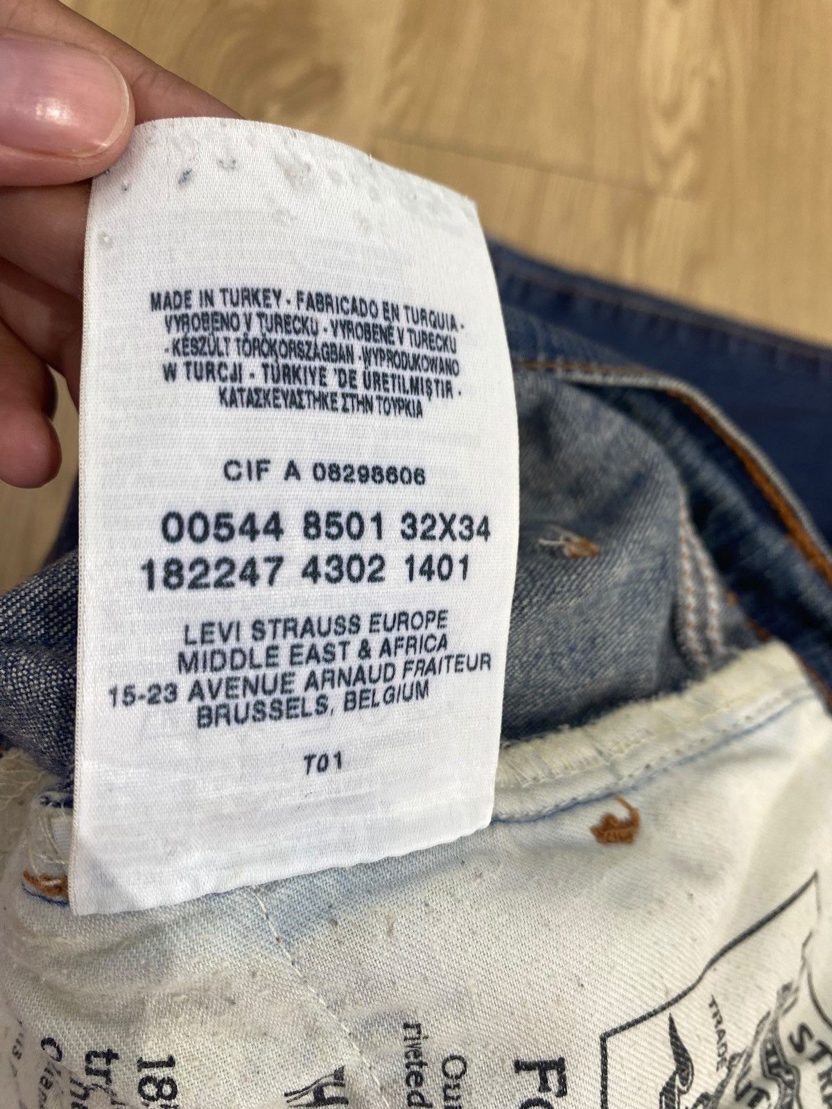 Levi's Levi’s X Cristina Llorca Faded Wash Style Flare Jeans Size US 34 / EU 50 - 16 Thumbnail