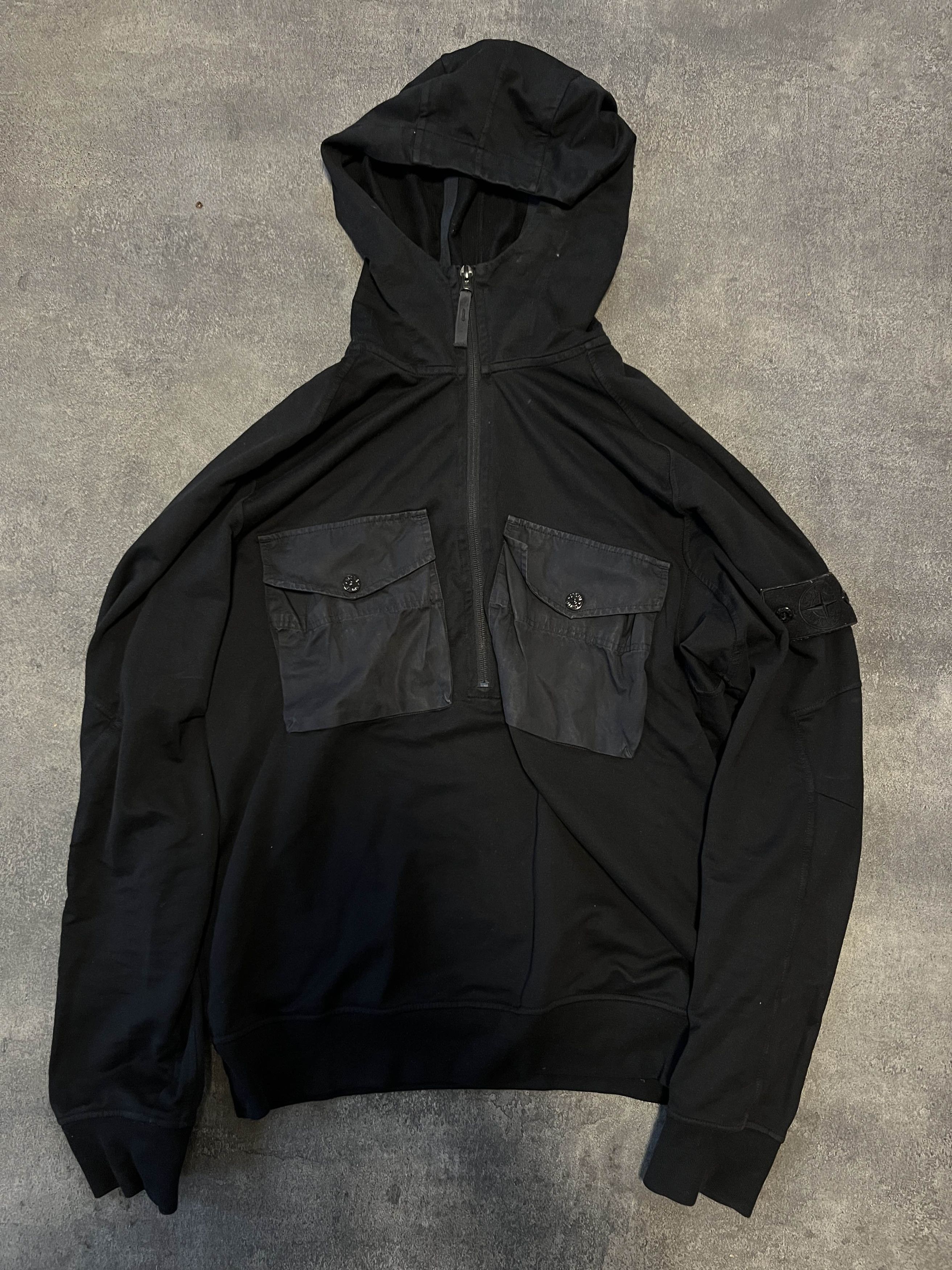 Stone Island SS20 Ghost half-zip sweatshirt hoodie | Grailed