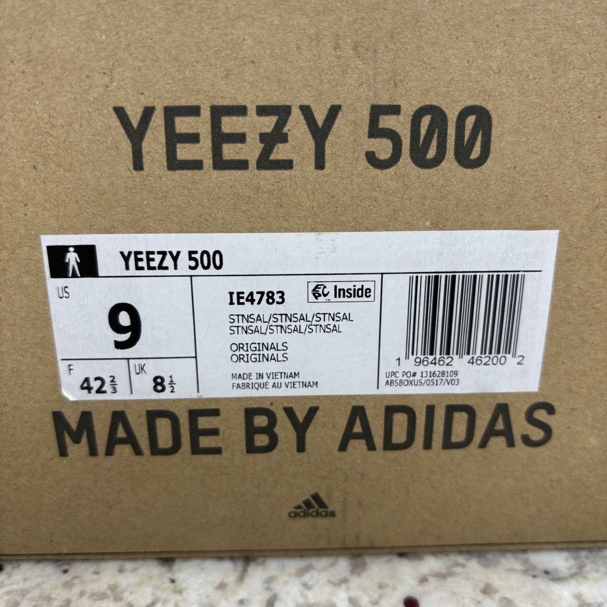 Adidas × Kanye West Size 9 - Adidas Yeezy 500 Stone Salt CLEAN W/Box Size US 9 / EU 42 - 14 Thumbnail