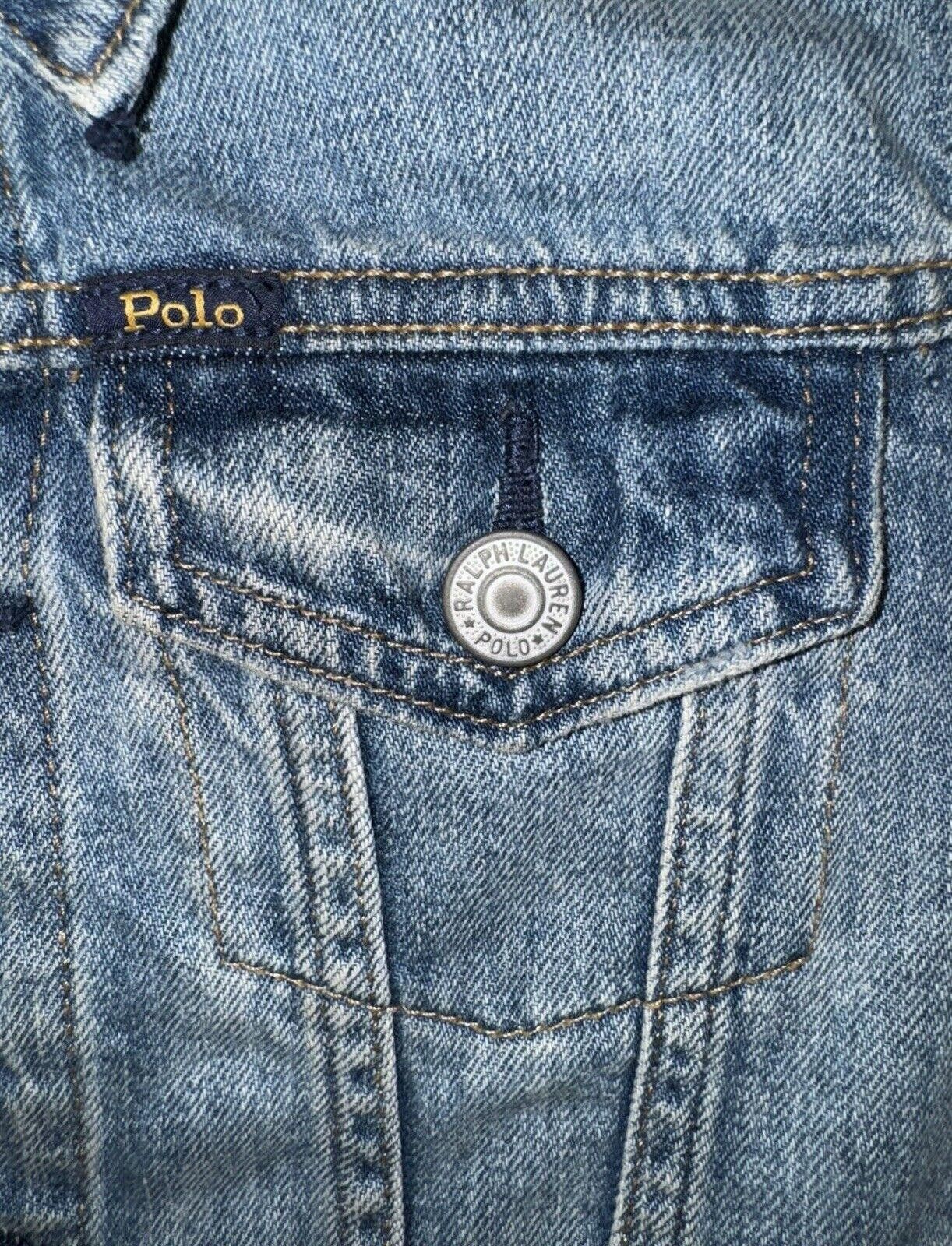 Polo Ralph Lauren Polo Ralph Lauren Jean Jacket Youth Blue Denim Girl's 8 Size XXS / US 00 / IT 34 - 5 Thumbnail
