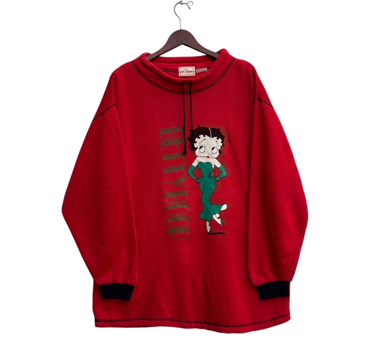 Cartoon Network × Vintage Vintage 90s Betty Boop Pullover Sweatshirt Size US L / EU 52-54 / 3 - 1 Thumbnail