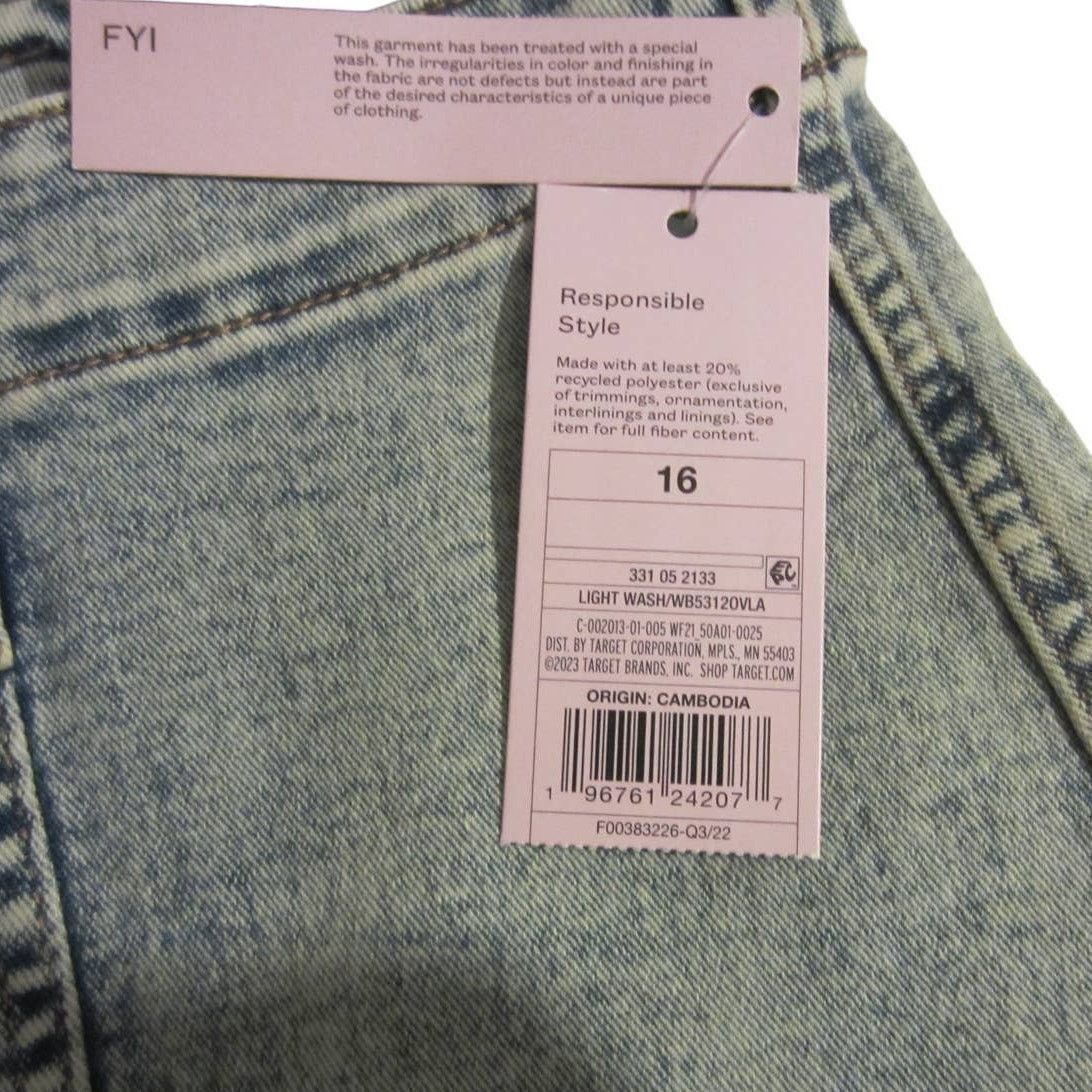 Other Y2K Streetwear Light Wash Denim Super High Rise Shorts 16 Size 38" / US 16 / IT 52 - 5 Thumbnail