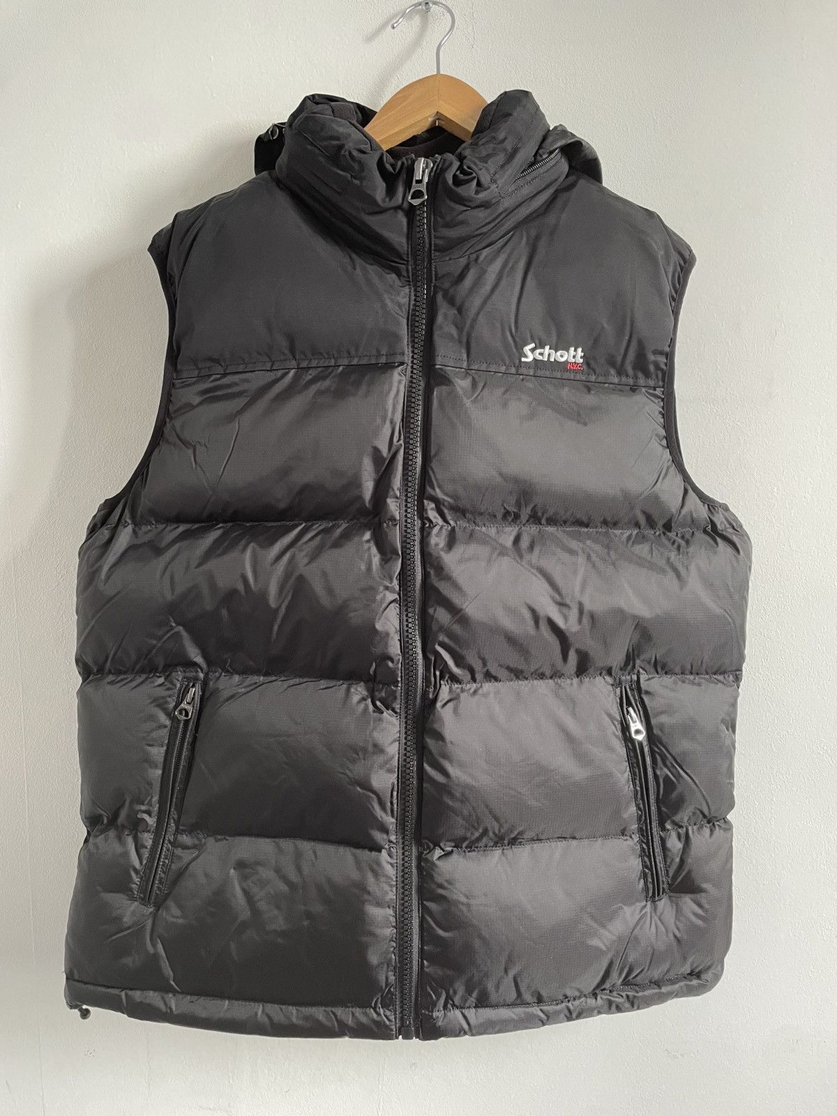 Schott Schott puffer jacket model ”UTAHV” Size US L / EU 52-54 / 3 - 1 Thumbnail