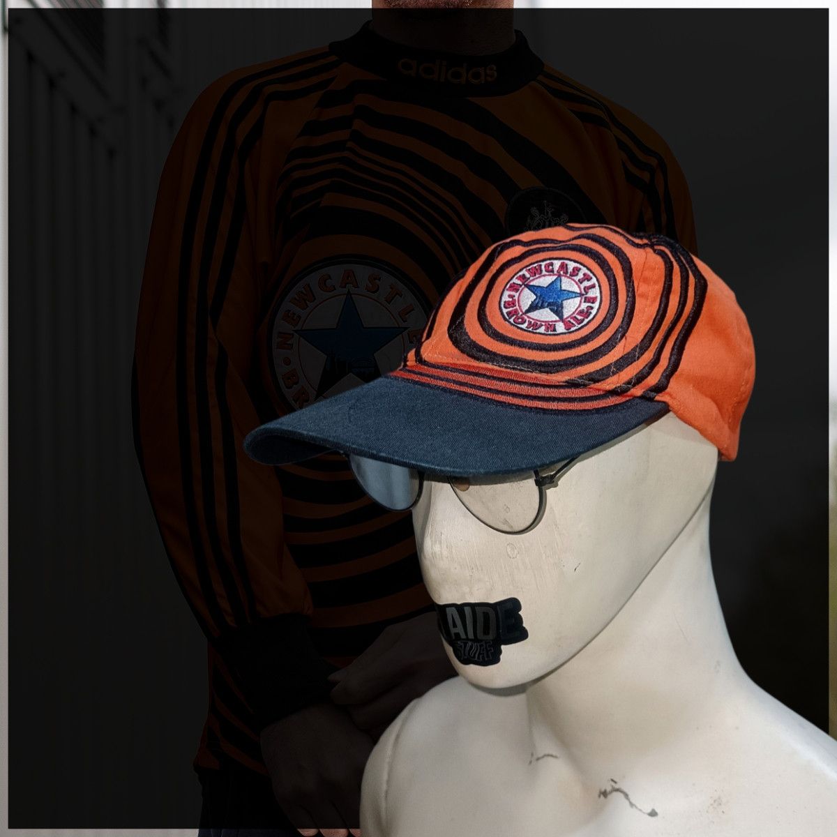 Adidas Caps Adidas Newcastle United 1997 GK Sponsored Brown Ale Size ONE SIZE - 4 Thumbnail