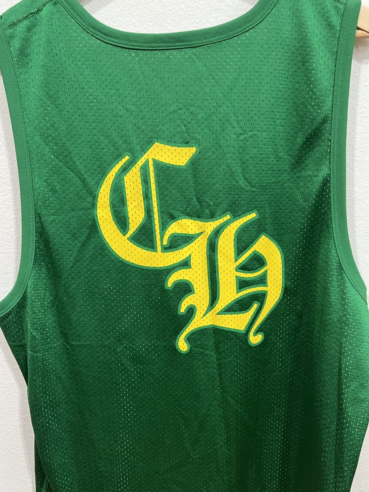 Chrome Hearts Chrome Hearts Basketball Green/Yellow Jersey Size US M / EU 48-50 / 2 - 7 Thumbnail