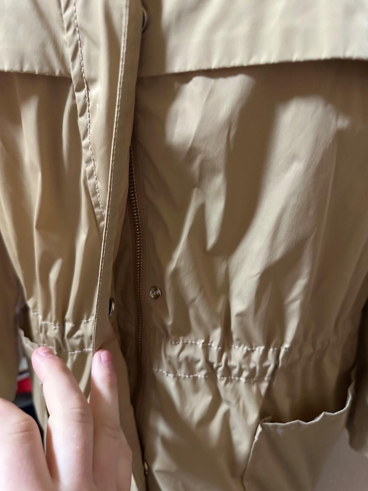 Moncler Vintage Moncler Saulon Poplin Parka Beige Sz 4 Size S / US 4 / IT 40 - 9 Thumbnail