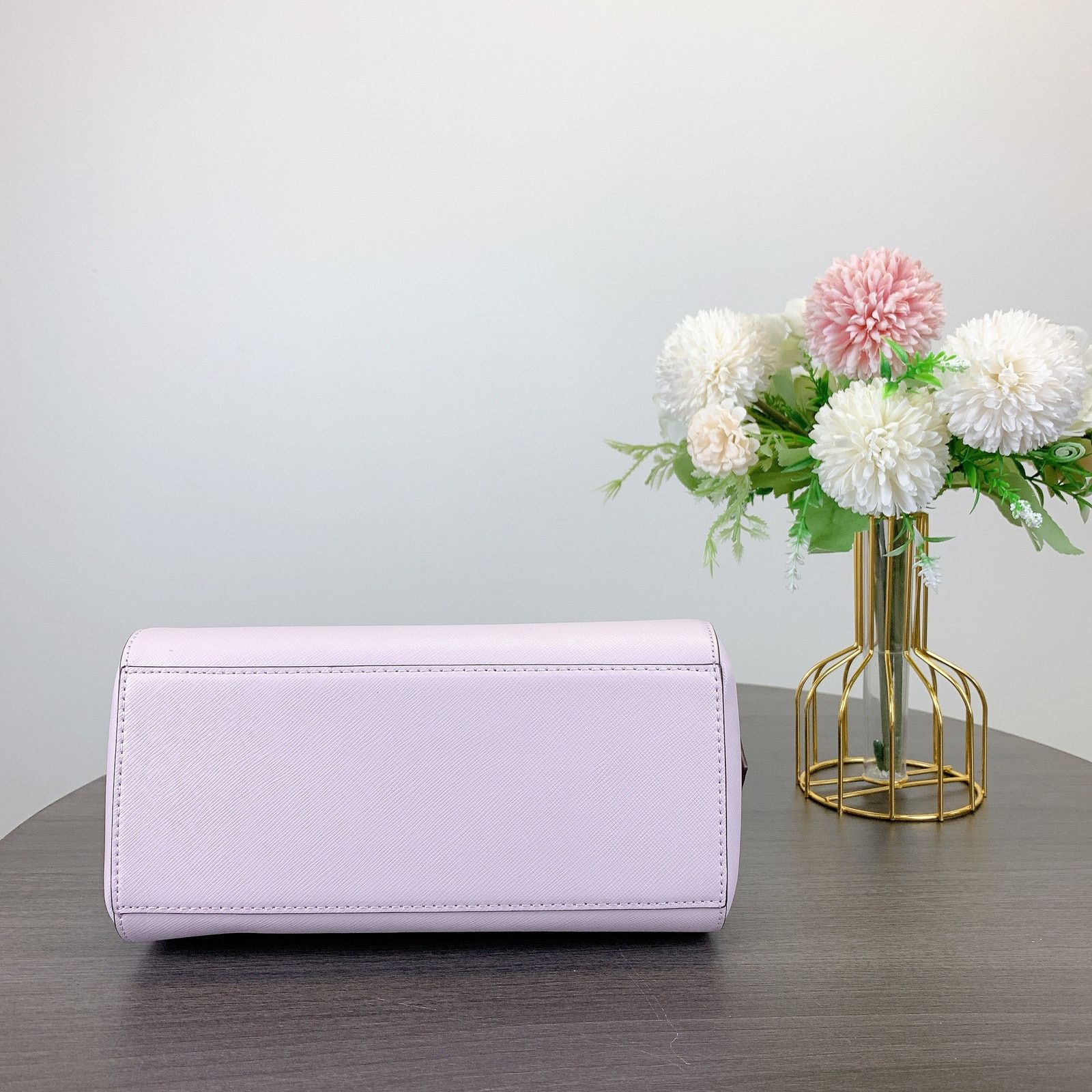 Kate Spade Kate Spade KF493 Madison Leather Duffle Crossbody Lavender Size ONE SIZE - 4 Thumbnail