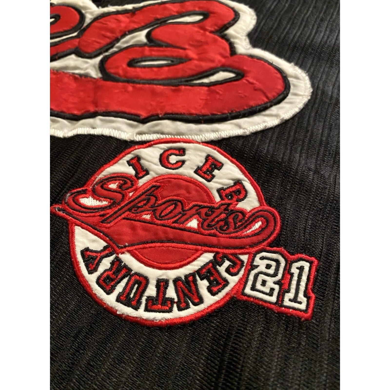 CB Sports VINTAGE 90s Ice B T-Shirt Jersey Hip Hop 2XL Black Short Sleeve V-Neck Men Jeans? Size US XXL / EU 58 / 5 - 6 Thumbnail