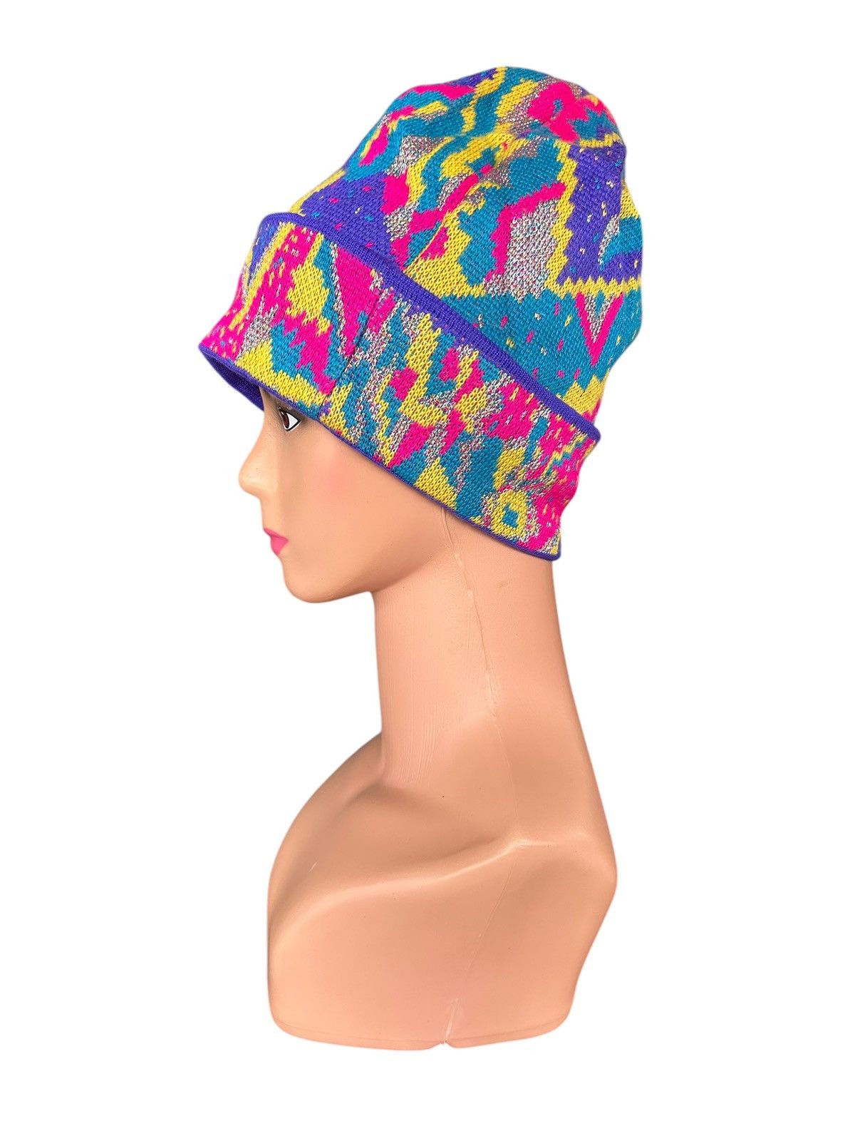 Japanese Brand × Kapital × Vintage Hippies Style Vintage knittedi Beanie Hats Size ONE SIZE - 3 Thumbnail