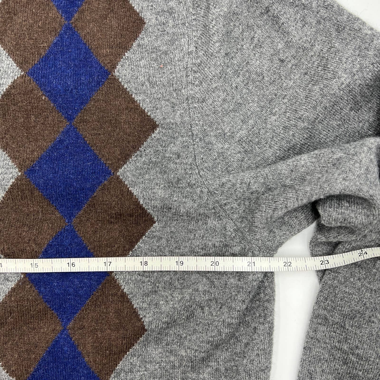 Bobby Jones Bobby Jones Sweater Wool Cashmere Diamond Pattern Pullover Size US M / EU 48-50 / 2 - 7 Thumbnail