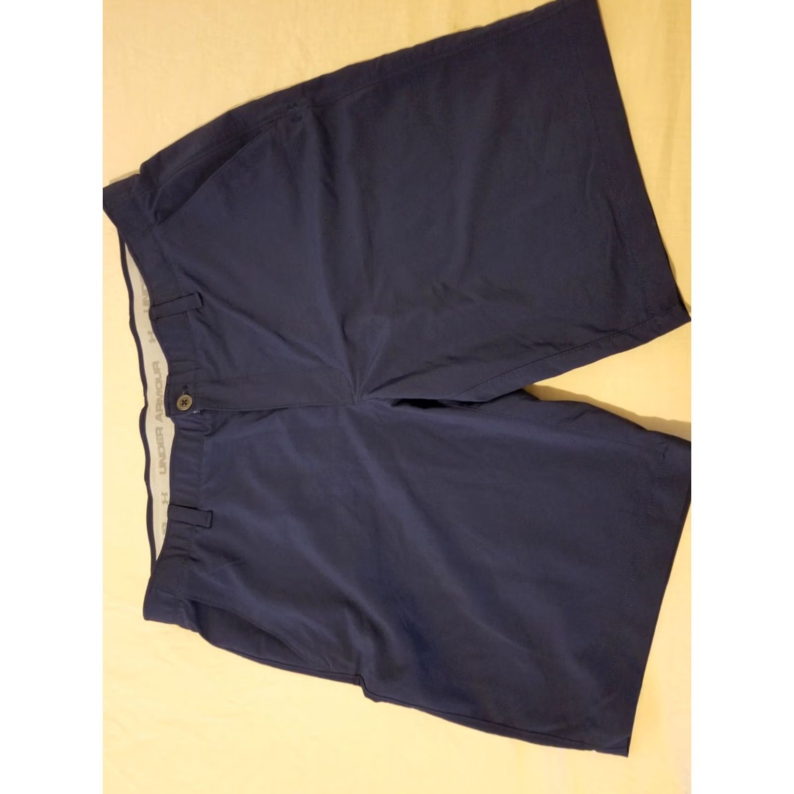 Under Armour Under Armour Mens Shorts 42 Navy Blue Athletic Golf Size US 42 / EU 58 - 3 Thumbnail