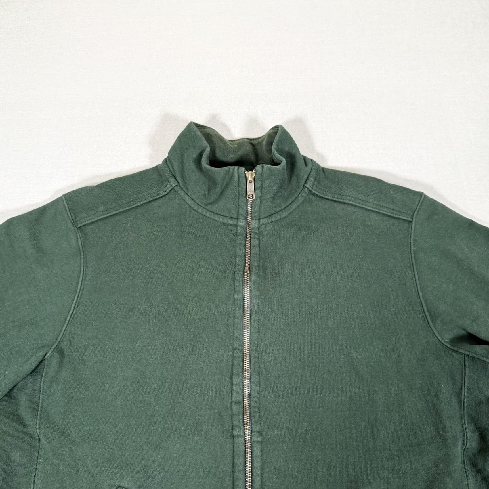 Vintage American Giant Sweatshirt Mens L Green Full Zip Heavyweight Cotton Fleece USA Work Size US L / EU 52-54 / 3 - 2 Thumbnail