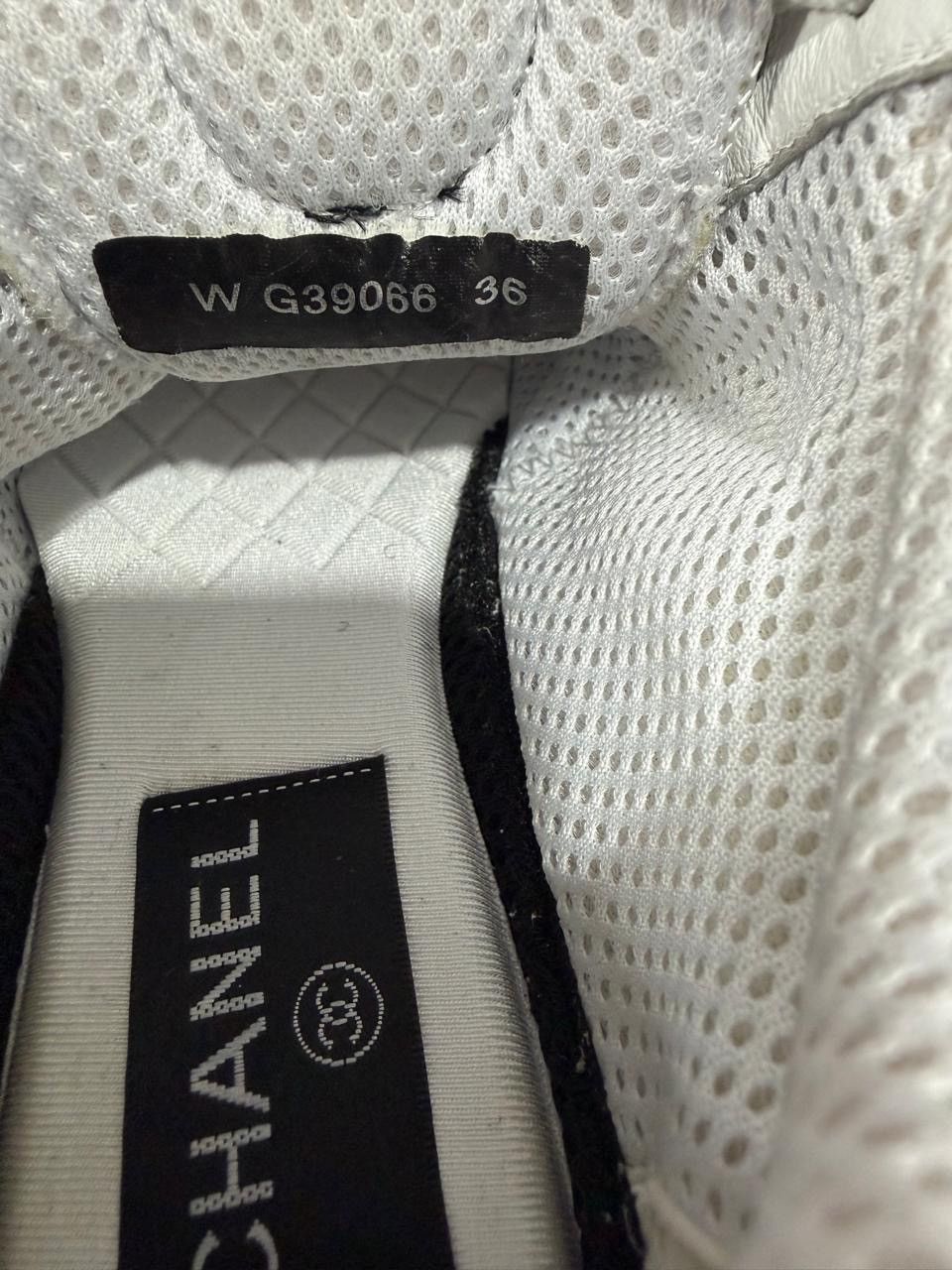 Chanel Chanel black and white color matching sneakers shoes EU 36. Size US 6 / IT 36 - 6 Thumbnail