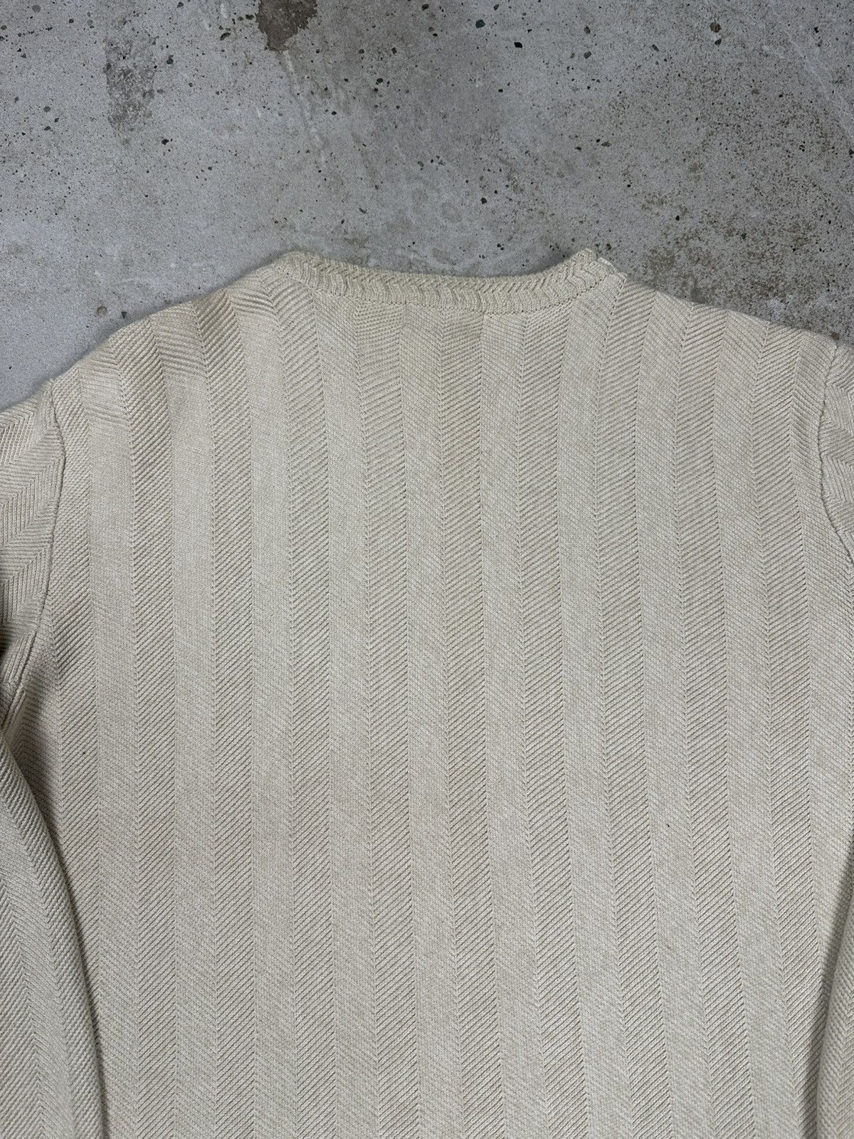 Chaps Ralph Lauren × Polo Ralph Lauren × Vintage Vintage Y2K Chaps Ralph Lauren Beige Knit Sweater Jumper Size US XL / EU 56 / 4 - 9 Thumbnail