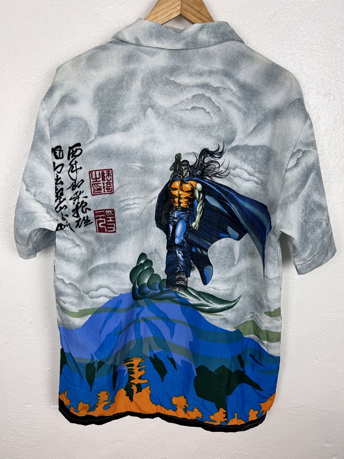 Anime 00s Vintage Anime Like Berserk AOP Crazy Design Shirt Size US XL / EU 56 / 4 - 5 Thumbnail