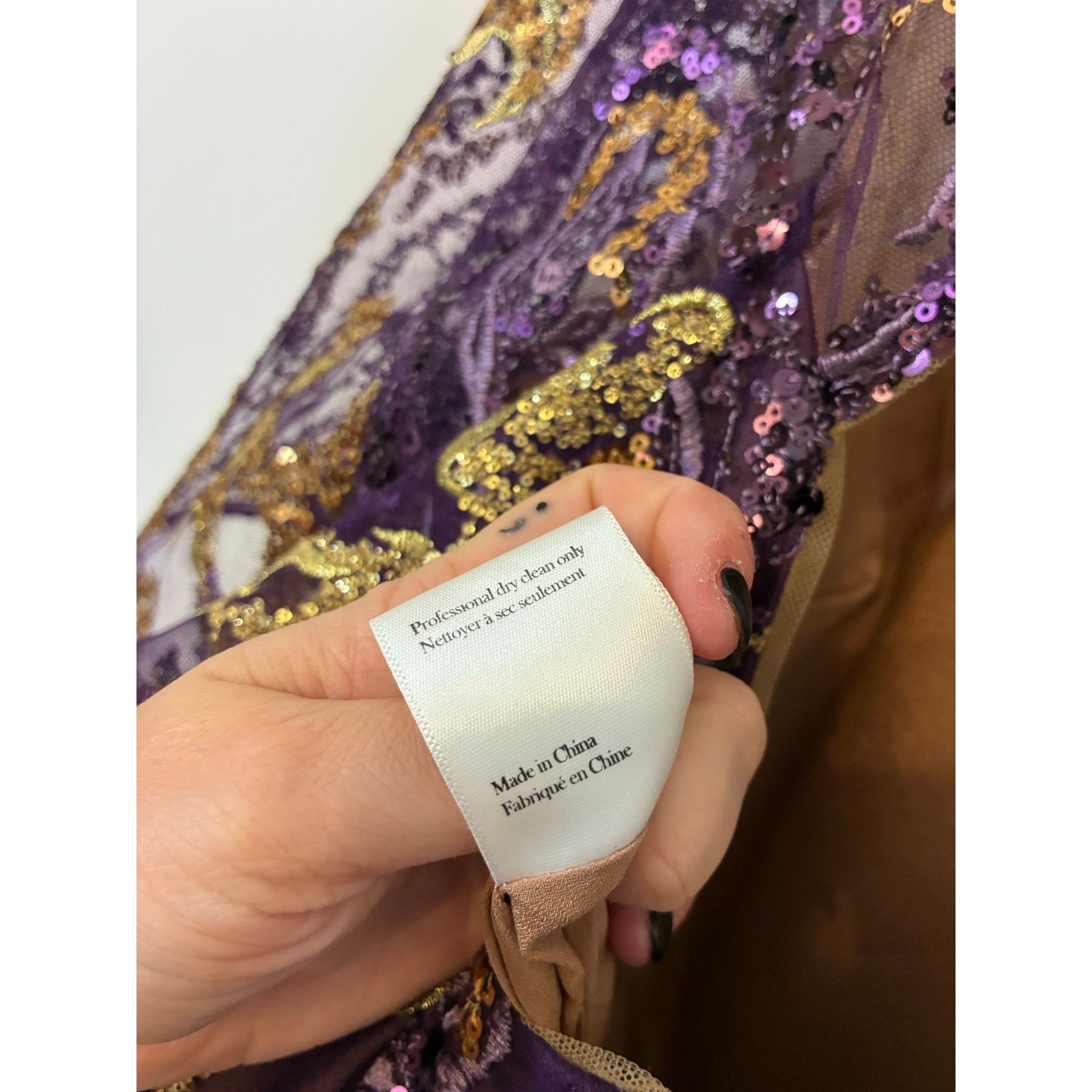 Marchesa NWT Marchesa Notte 12 Embellished Tulle Evening Gown 12 Size XL / US 12-14 / IT 48-50 - 9 Thumbnail
