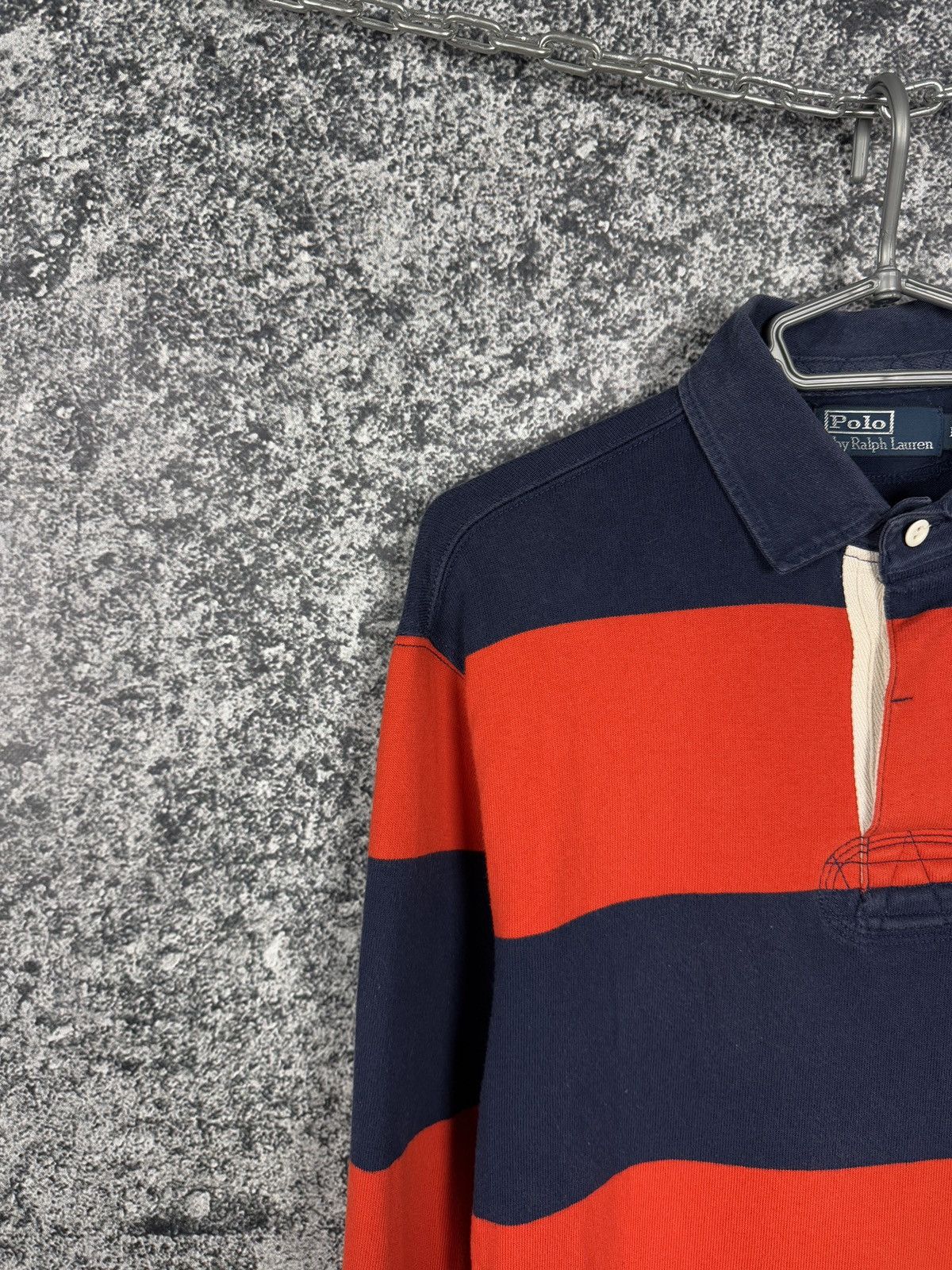 Polo Ralph Lauren Men’s Ralph Lauren Vintage Rugby Shirt Striped Luxury Size M Size US M / EU 48-50 / 2 - 3 Thumbnail