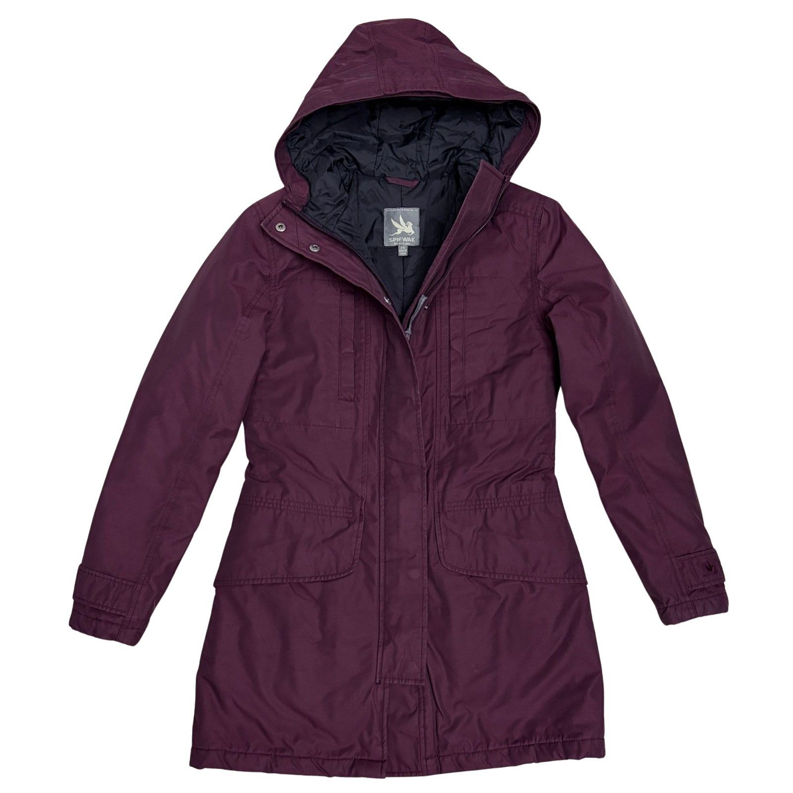 I. Spiewak And Sons SPIEWAK Designer Casual Winter Parka Jacket Coat Womens XS Size XS / US 0-2 / IT 36-38 - 1 Thumbnail
