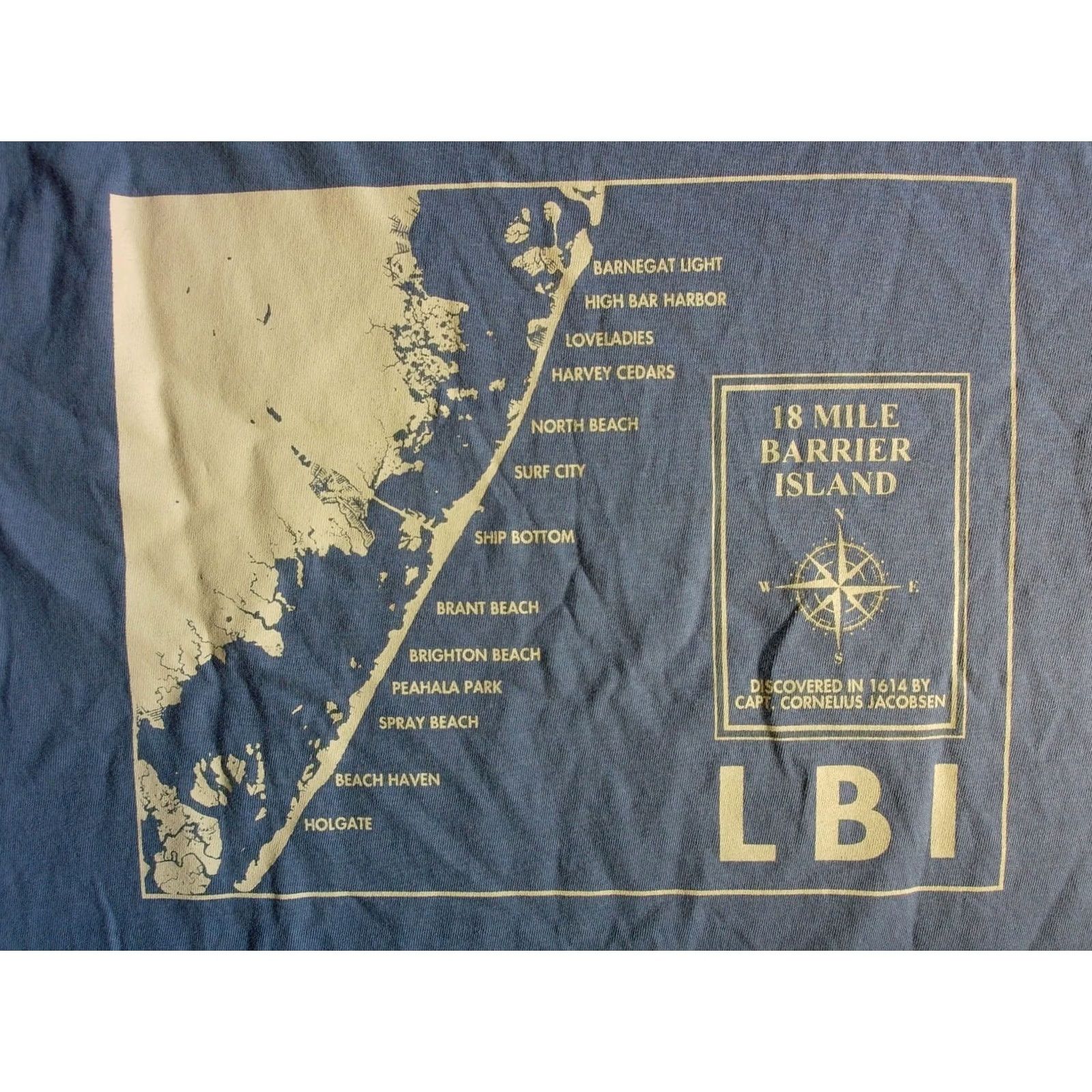 Comfort Colors Comfort Colors Shirt Men's Medium LONG BEACH ISLAND 18 Mile BARRIER ISLAND LBI t Size US M / EU 48-50 / 2 - 5 Thumbnail