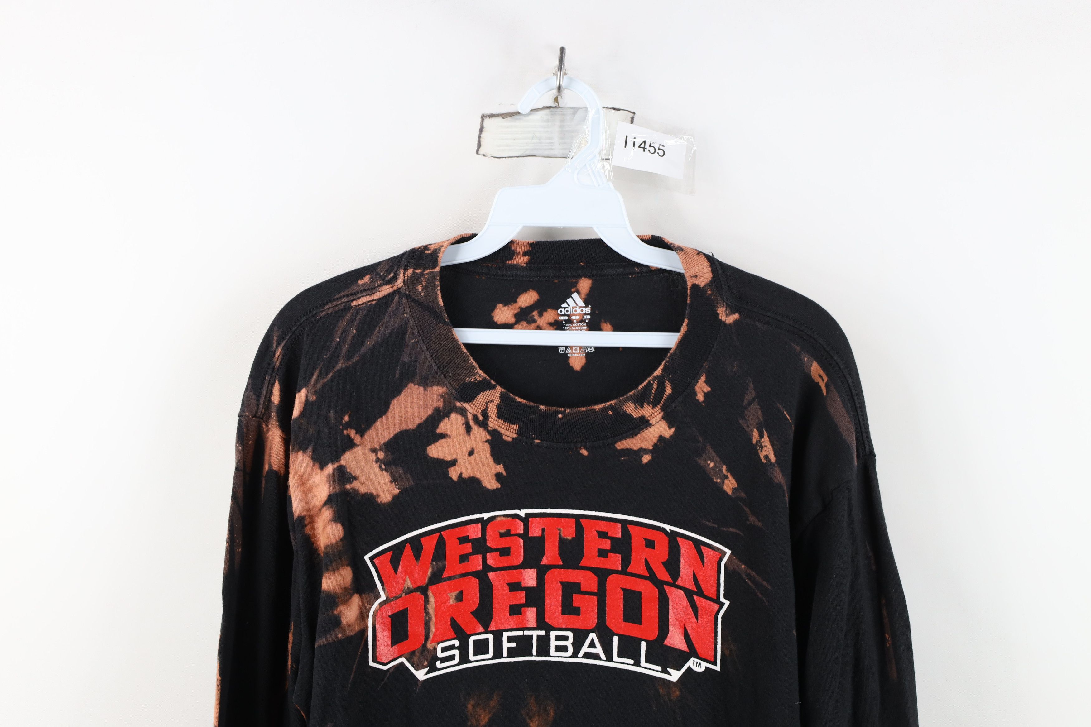 Adidas Vintage Adidas Western Oregon University Softball T-Shirt Size L / US 10 / IT 46 - 2 Thumbnail