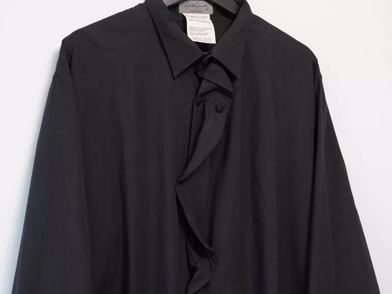Yohji Yamamoto YohjiYamamoto1980ss fabric button-down shirt-2505 Size US L / EU 52-54 / 3 - 3 Thumbnail