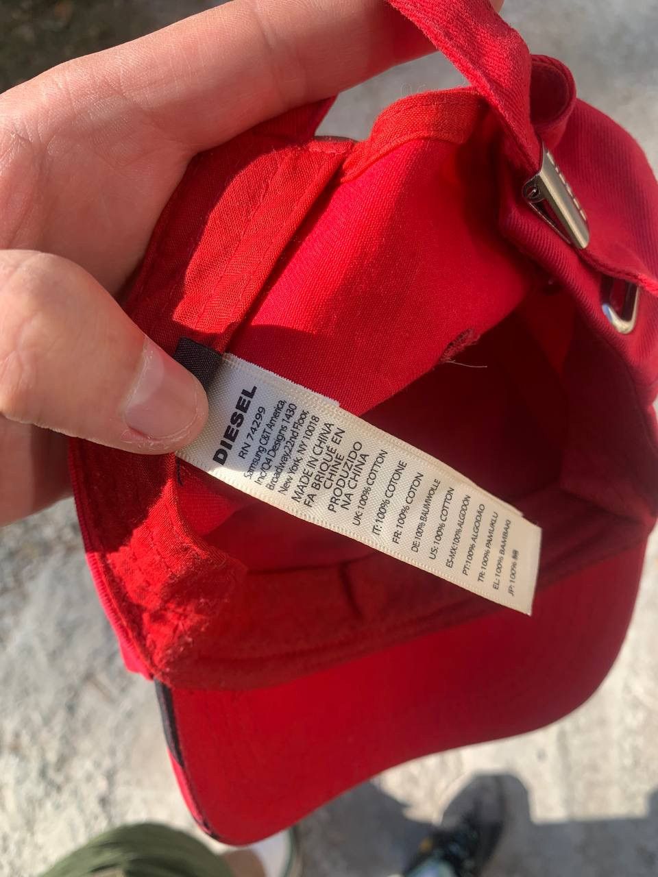 Diesel × Vintage VERY RARE DIESEL SUMMER CAP BIG LOGO HATS Y2K JAPAN STYLE Size ONE SIZE - 11 Thumbnail
