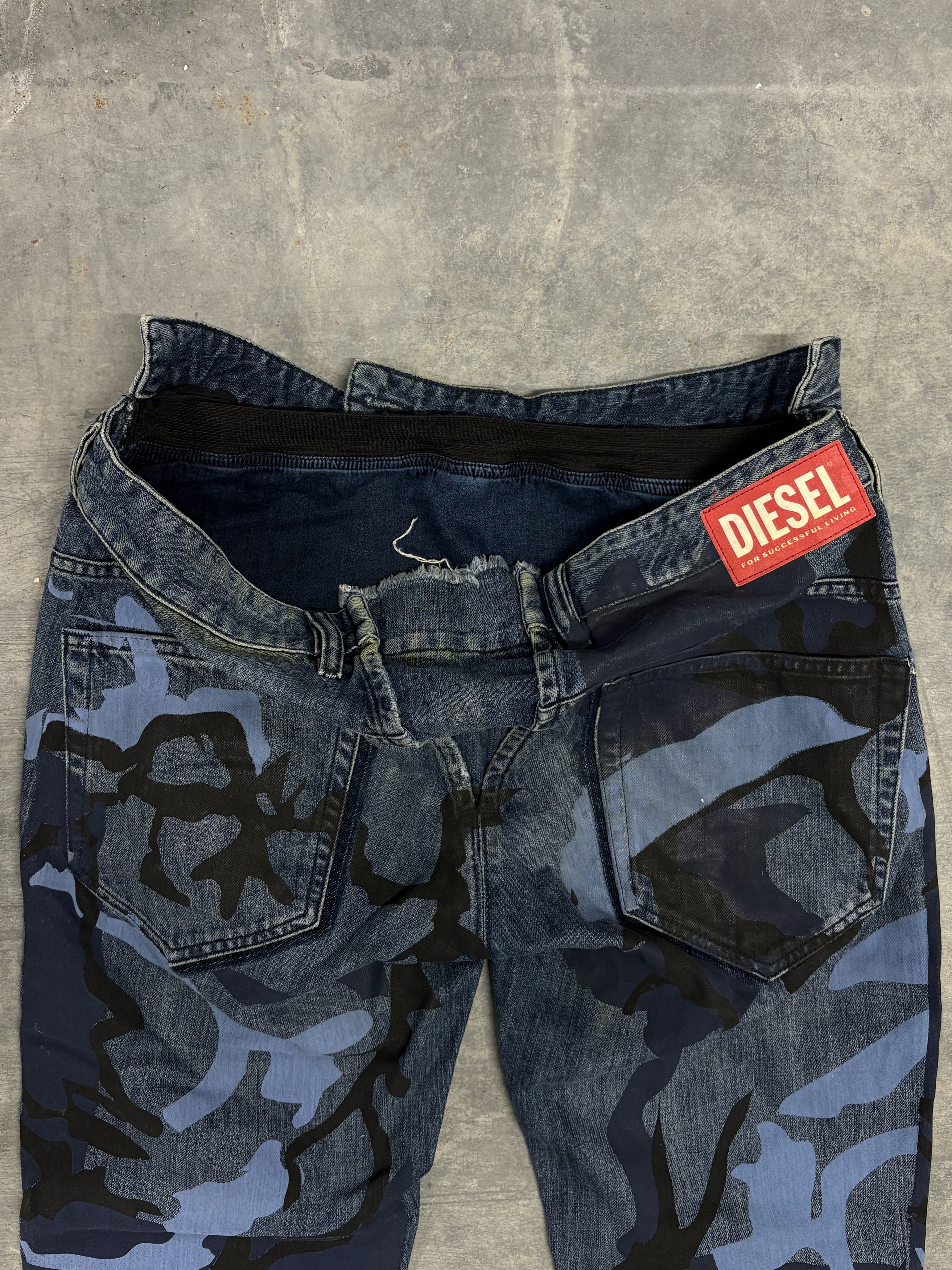 Hood By Air Shayne Oliver for Diesel Camo printed denim Size US 32 / EU 48 - 5 Thumbnail