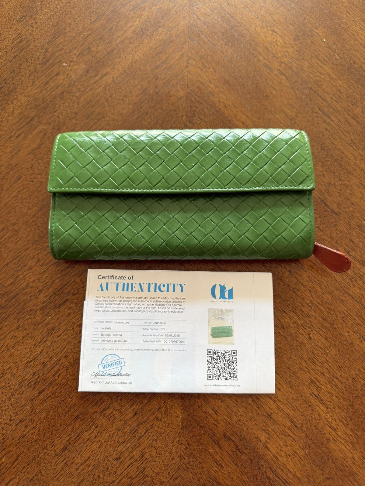 Bottega Veneta Bottega Venetta Zipper Wallet * Repainted!! Size ONE SIZE - 1 Thumbnail