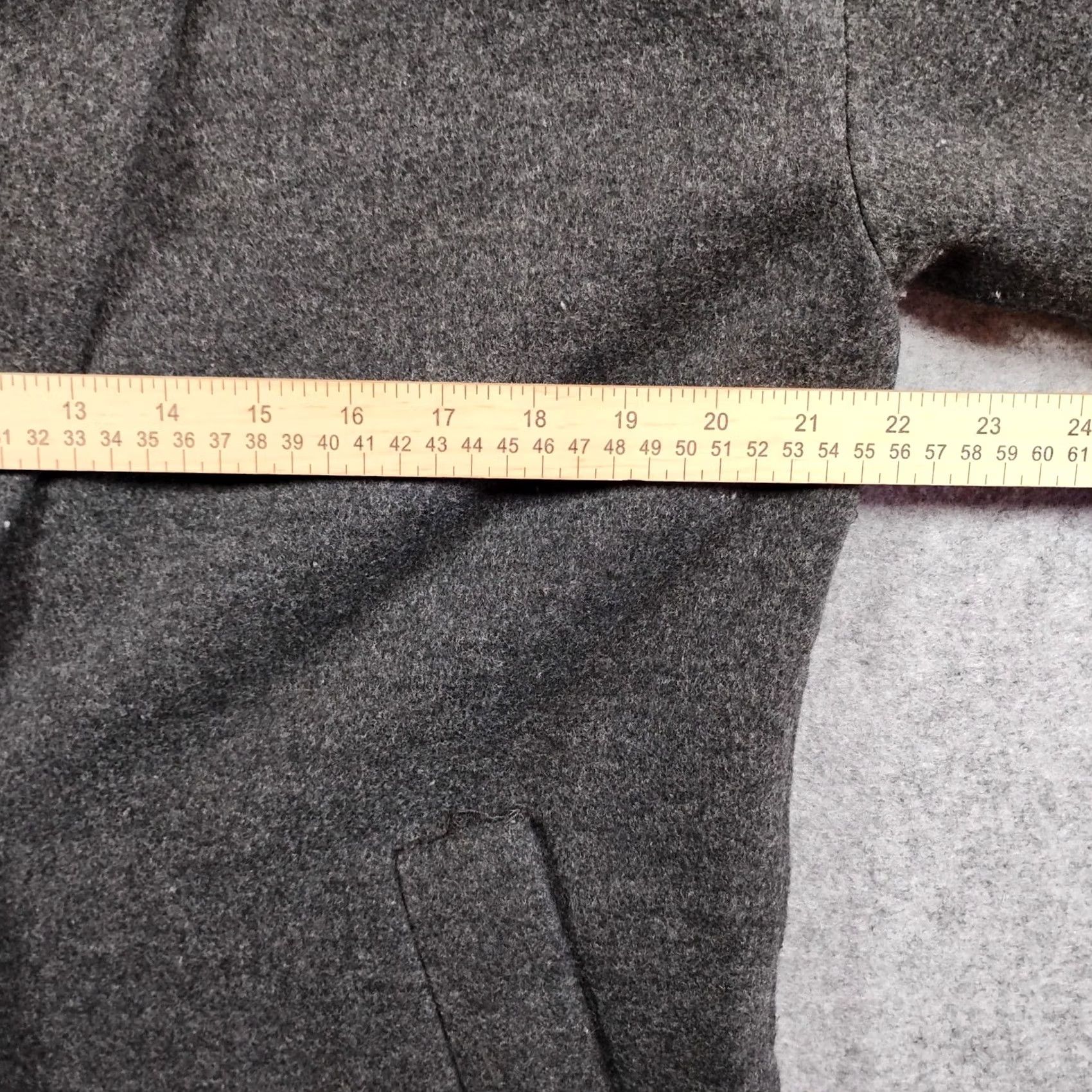 Madewell Madewell Womens Gray Wool Blend Car Coat Jacket S Size S / US 4 / IT 40 - 5 Thumbnail