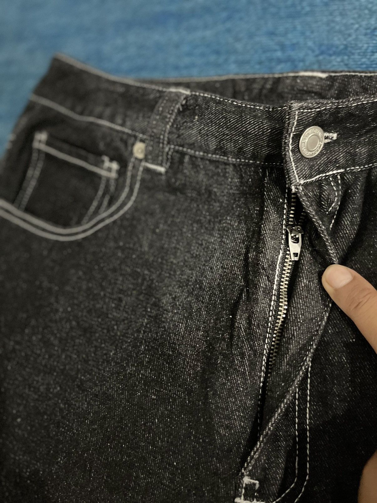 Japanese Brand Rare Design patchwork Unbrand Denim Size US 31 - 10 Thumbnail