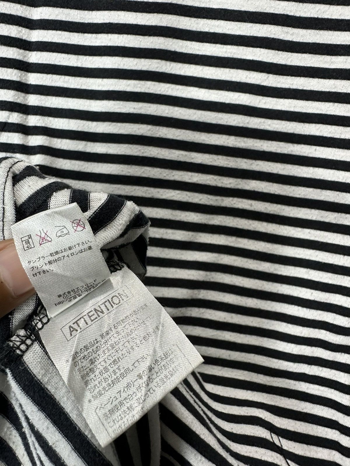 Hysteric Glamour STRIPED POEM LONG SLEEVE IFSIXWASNINE LGB STYLE Size M / US 6-8 / IT 42-44 - 7 Thumbnail