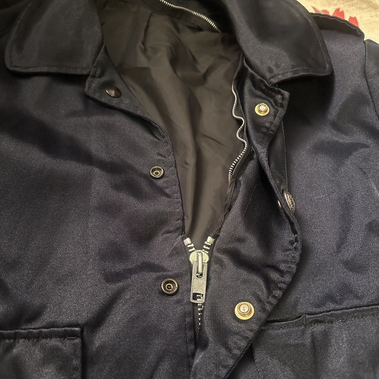 Other × Vintage VTG Blauer Police Uniform Black Button Up Adjustable Jacket Size US L / EU 52-54 / 3 - 11 Thumbnail
