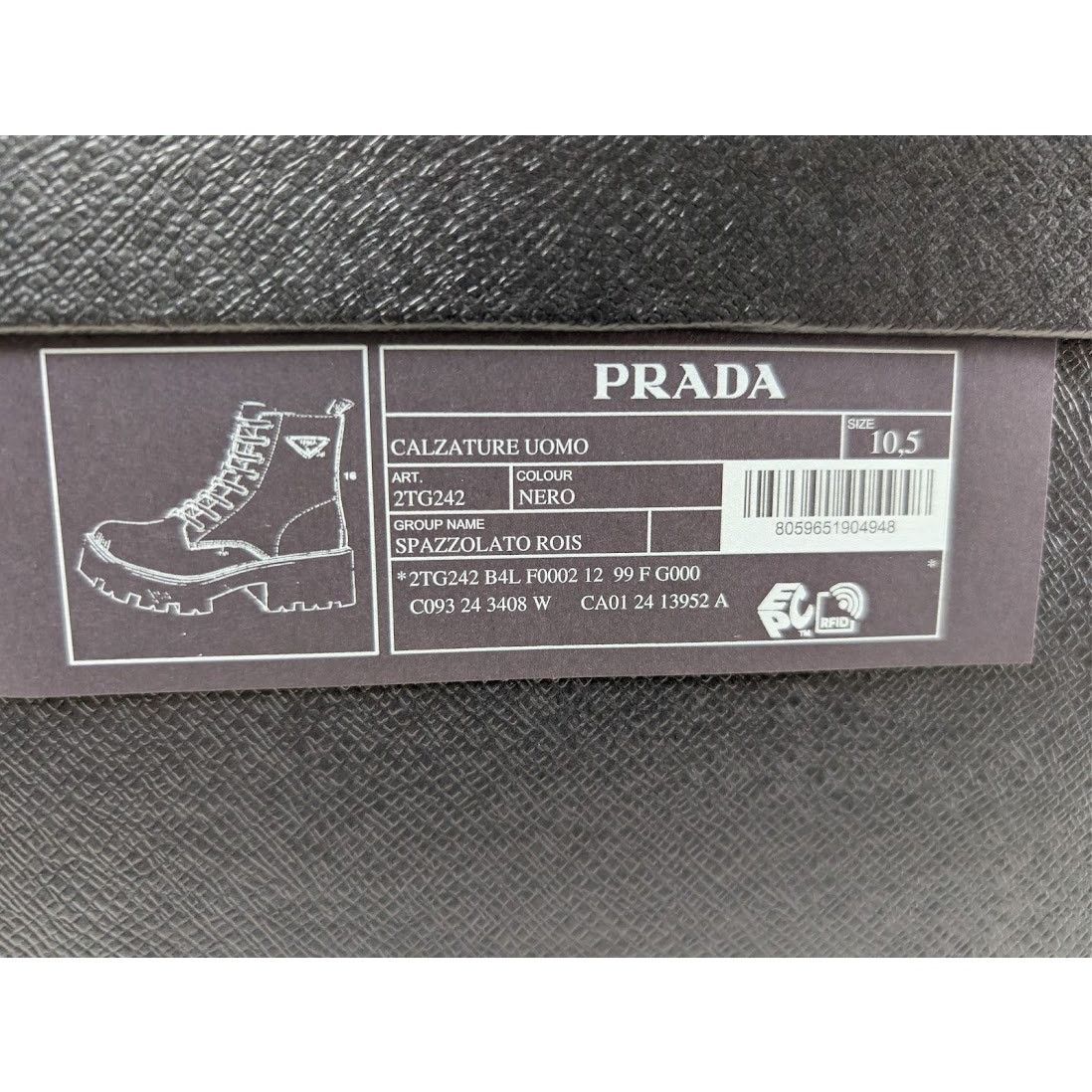 Prada o1rshd1 Monolith brushed leather and Re-Nylon boots in Black Size US 11.5 / EU 44-45 - 20 Thumbnail
