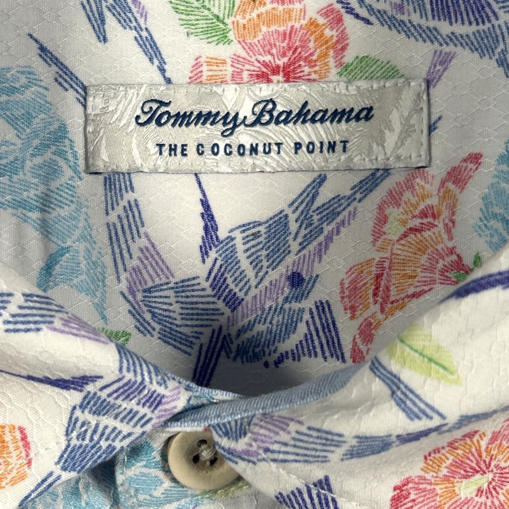 Tommy Bahama Tommy Bahama IslandZone The Coconut Point Tropical Floral Print Shirt XL Tencel Men Size US XL / EU 56 / 4 - 3 Thumbnail