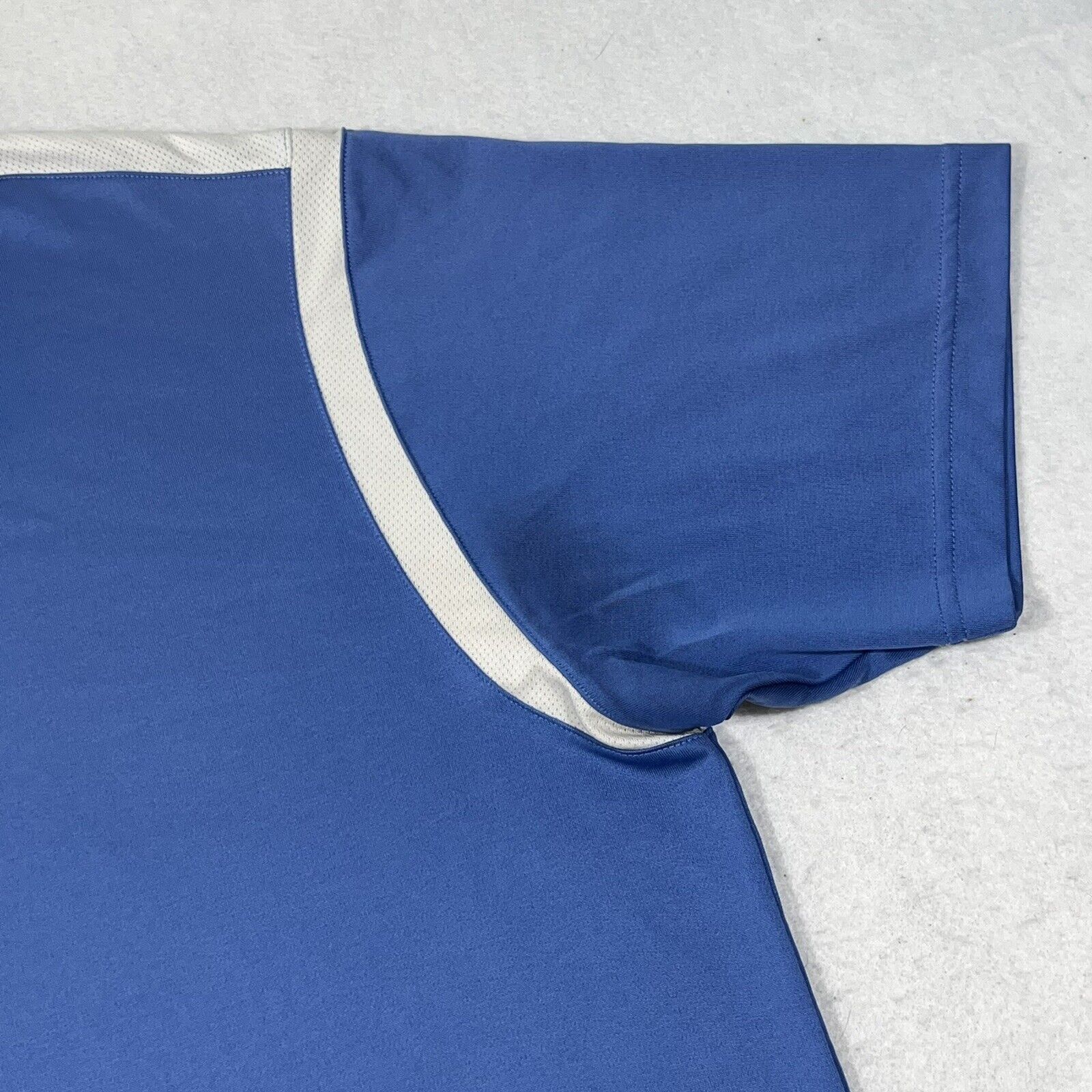 Adidas Adidas Blue Short Sleeve Lightweight Polo Athletic Shirt Size US L / EU 52-54 / 3 - 4 Thumbnail